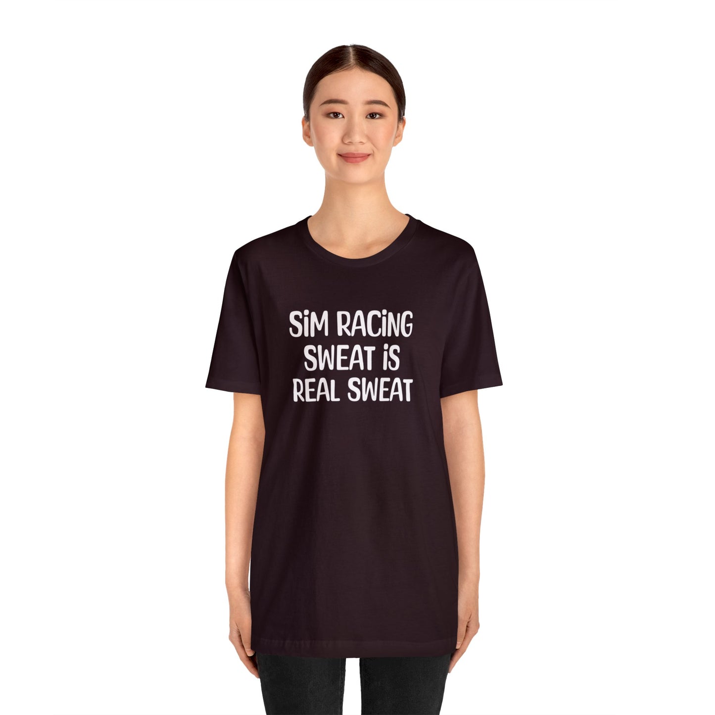 Sim Racing Sweat Is Real Sweat Shirt, Sim Racing, I Racer, Online Gaming, Gift for Gammer, I race online, E sports, Online Racing, Simulator