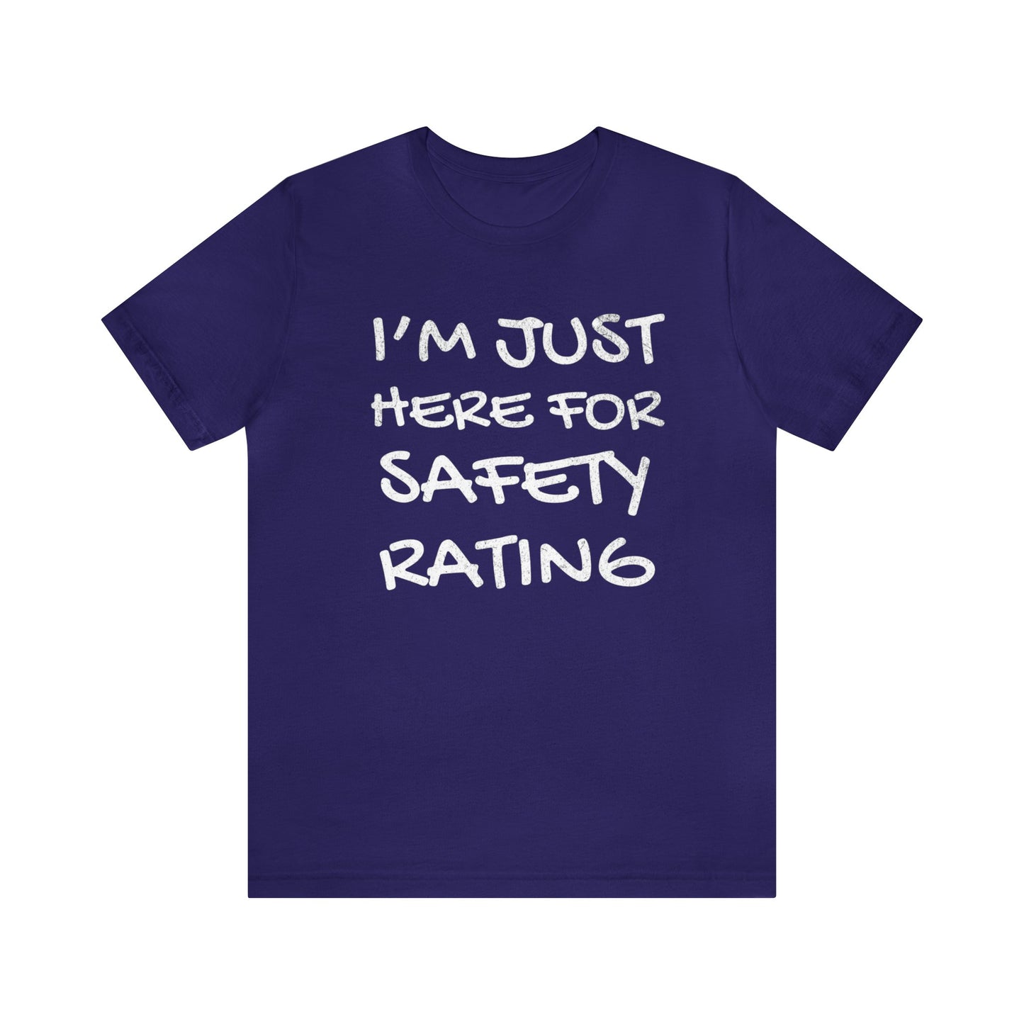 I'm Just Here For the Safety Rating Shirt, Sim Racing, I Racer, Online Gaming, Gift for Gammer, I race online, E sports, Online Racing