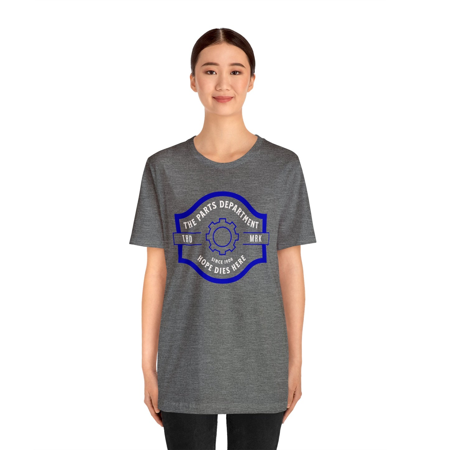 The Parts Department, Hope Dies Here Shirt, Gift for Parts Manager, Dealership Employee, Parts Counter Person, Birthday Gift, Fathers Day