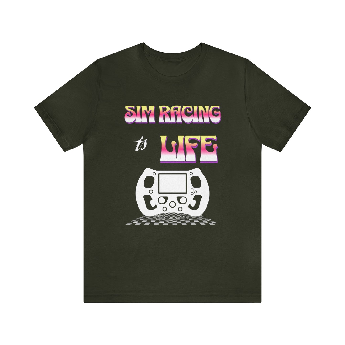 Sim Racing Is Life Shirt, Sim Racing, I Racer, Online Gaming, Gift for Gammer, I race online, E sports, Online Racing, Simulator