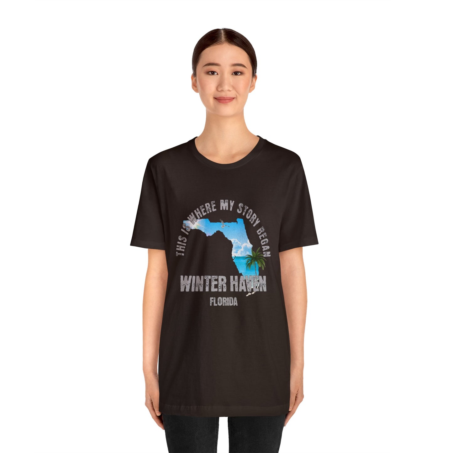 State of Florida T-Shirt - This is where my story began Winter Haven Florida