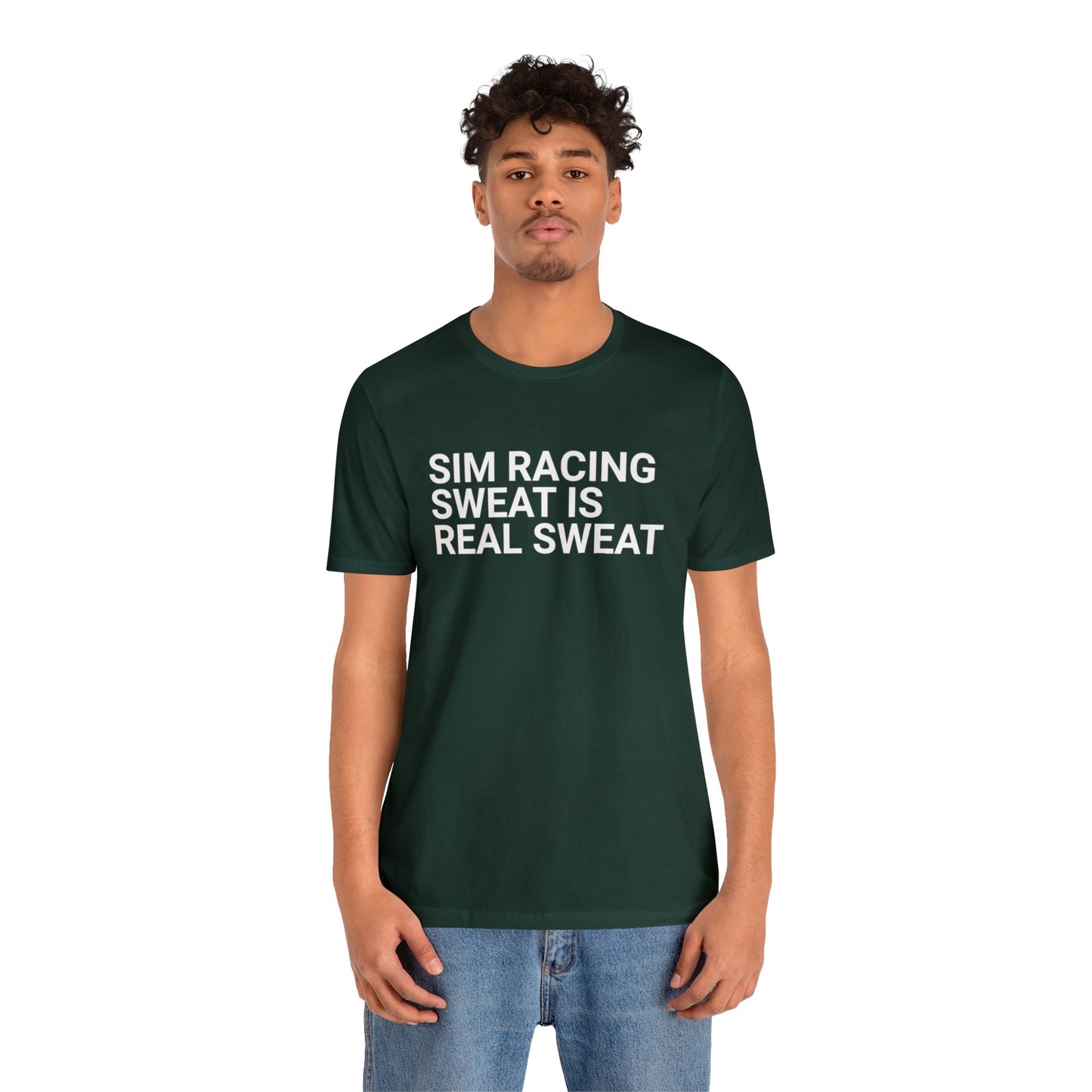 Sim Racing Sweat Is Real Sweat Shirt, Sim Racing, I Racer, Online Gaming, Gift for Gammer, I race online, E sports, Online Racing, Simulator