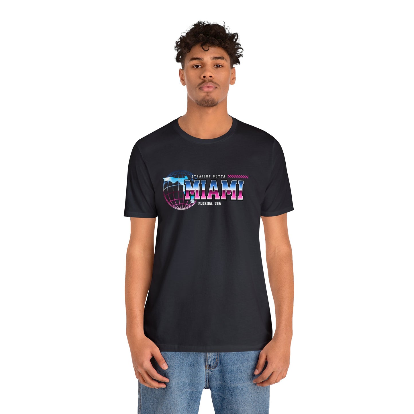 Straight Outta Miami Florida Home Town Shirt Birthplace Birthday Gift Florida Souviner Florida Cities Destination Gift Gift For Dad