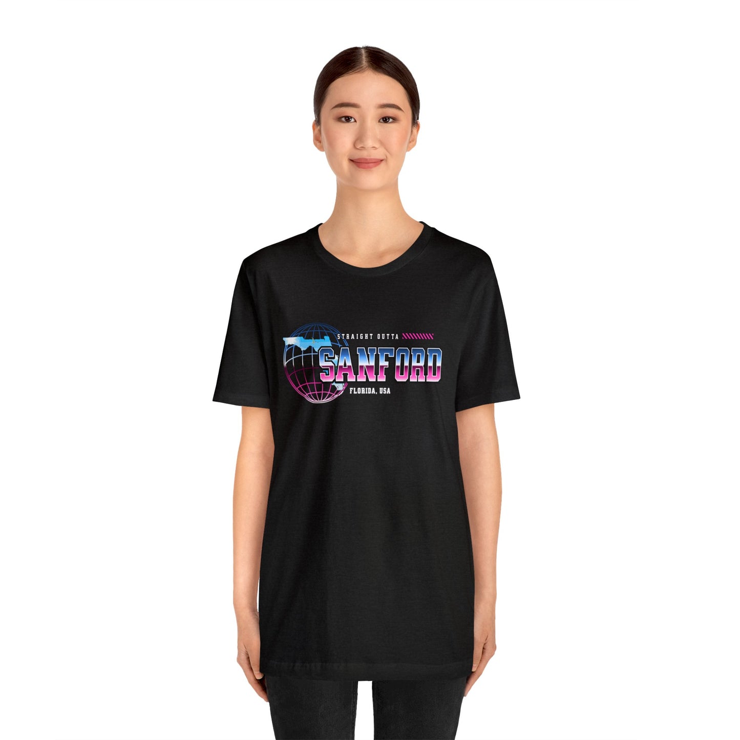 Straight Outta Sanford Florida Home Town Shirt Birthplace Birthday Gift Florida Souviner Florida Cities Destination Gift Gift For Dad