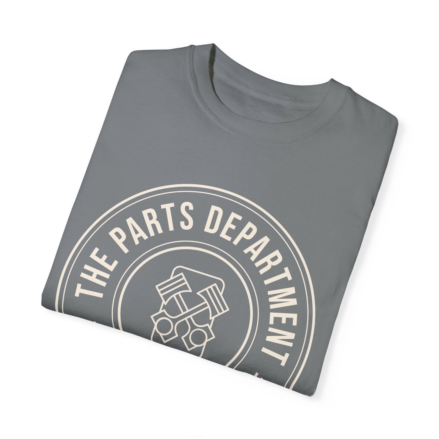 The Parts Department - Hope Dies Here Unisex Dyed T-shirt Dealership employee gift ideas, birthday gifts father's day Valentine's day