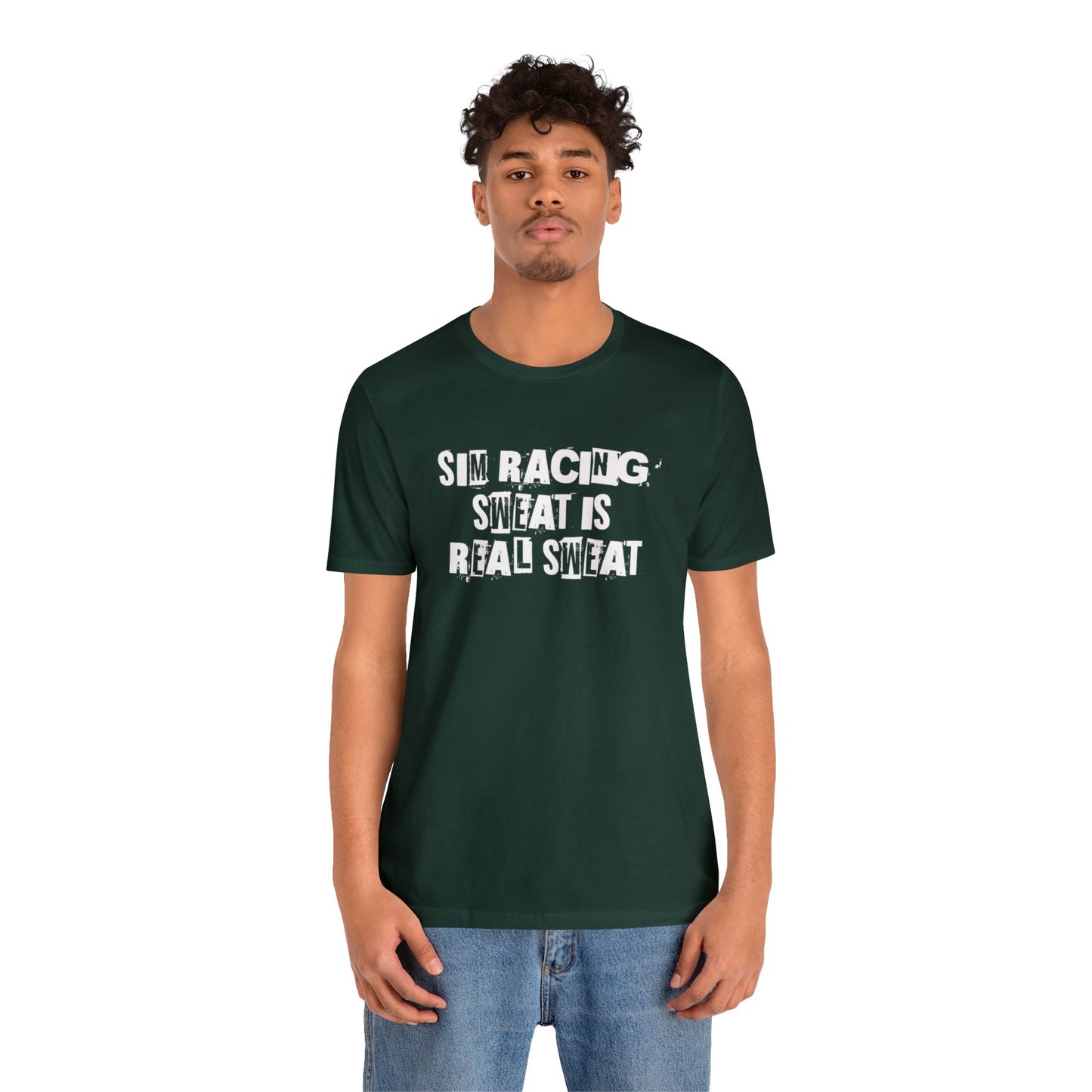 Sim Racing Sweat Is Real Sweat Shirt, Sim Racing, I Racer, Online Gaming, Gift for Gammer, I race online, E sports, Online Racing, Simulator