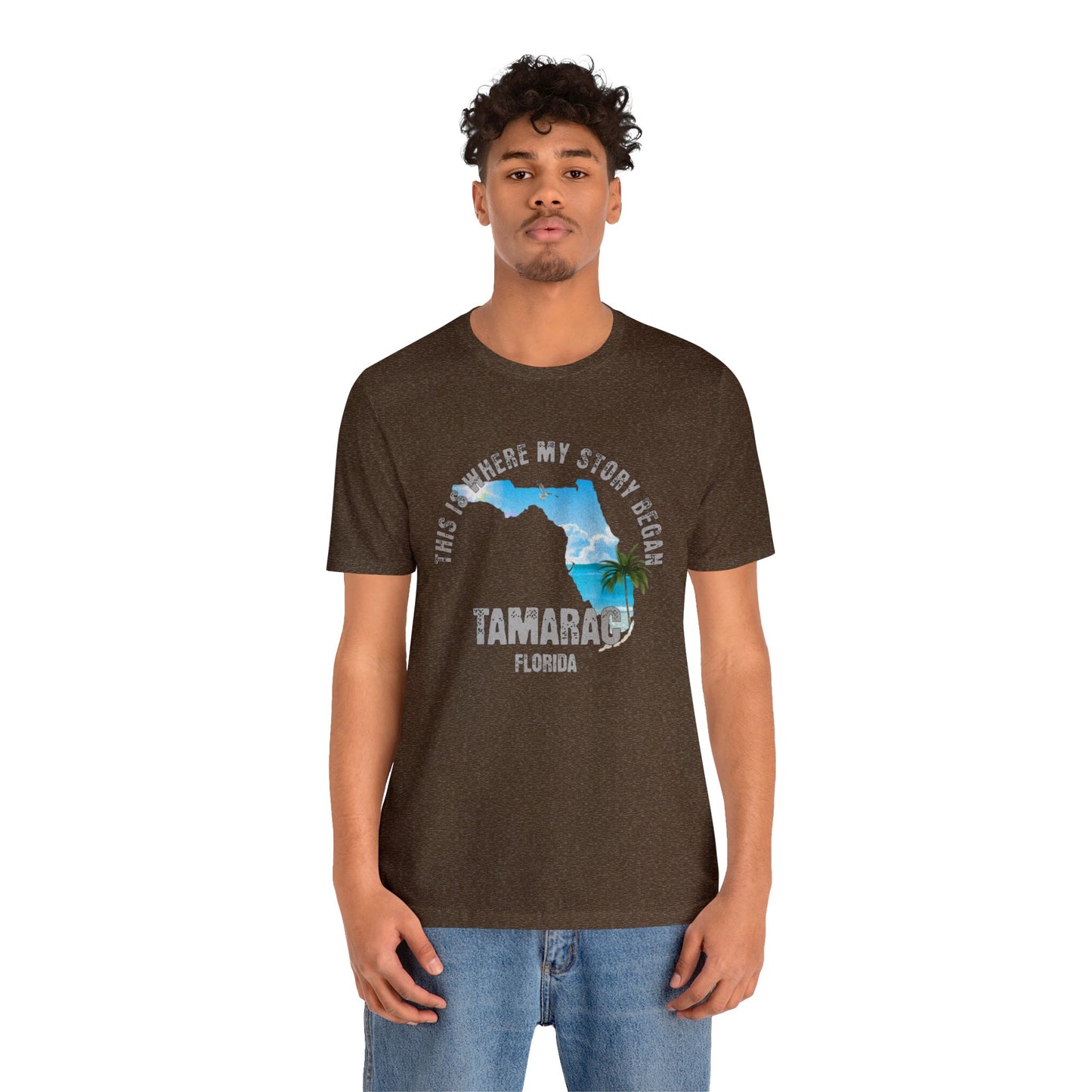 State of Florida T-Shirt - This is where my story began Tamarac Florida, Birthday Gift, Origin Story, Home Town, Gift for Dad, Mom
