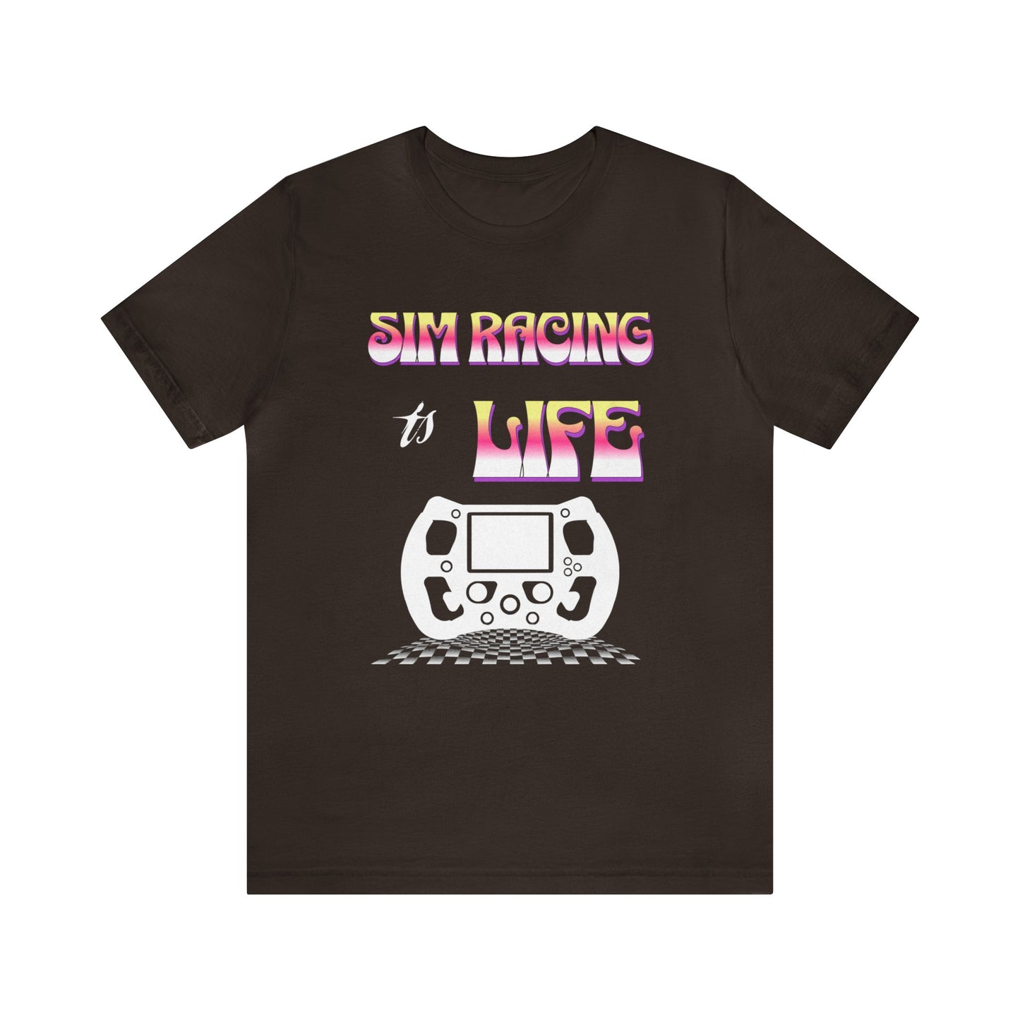 Sim Racing Is Life Shirt, Sim Racing, I Racer, Online Gaming, Gift for Gammer, I race online, E sports, Online Racing, Simulator