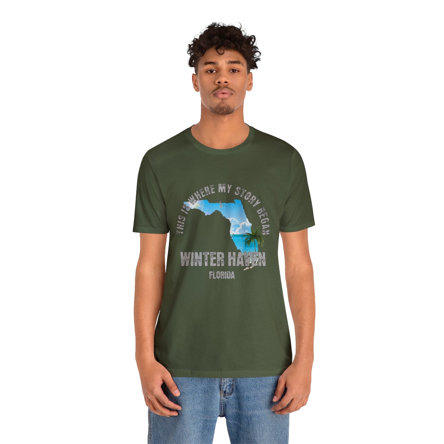 State of Florida T-Shirt - This is where my story began Winter Haven Florida