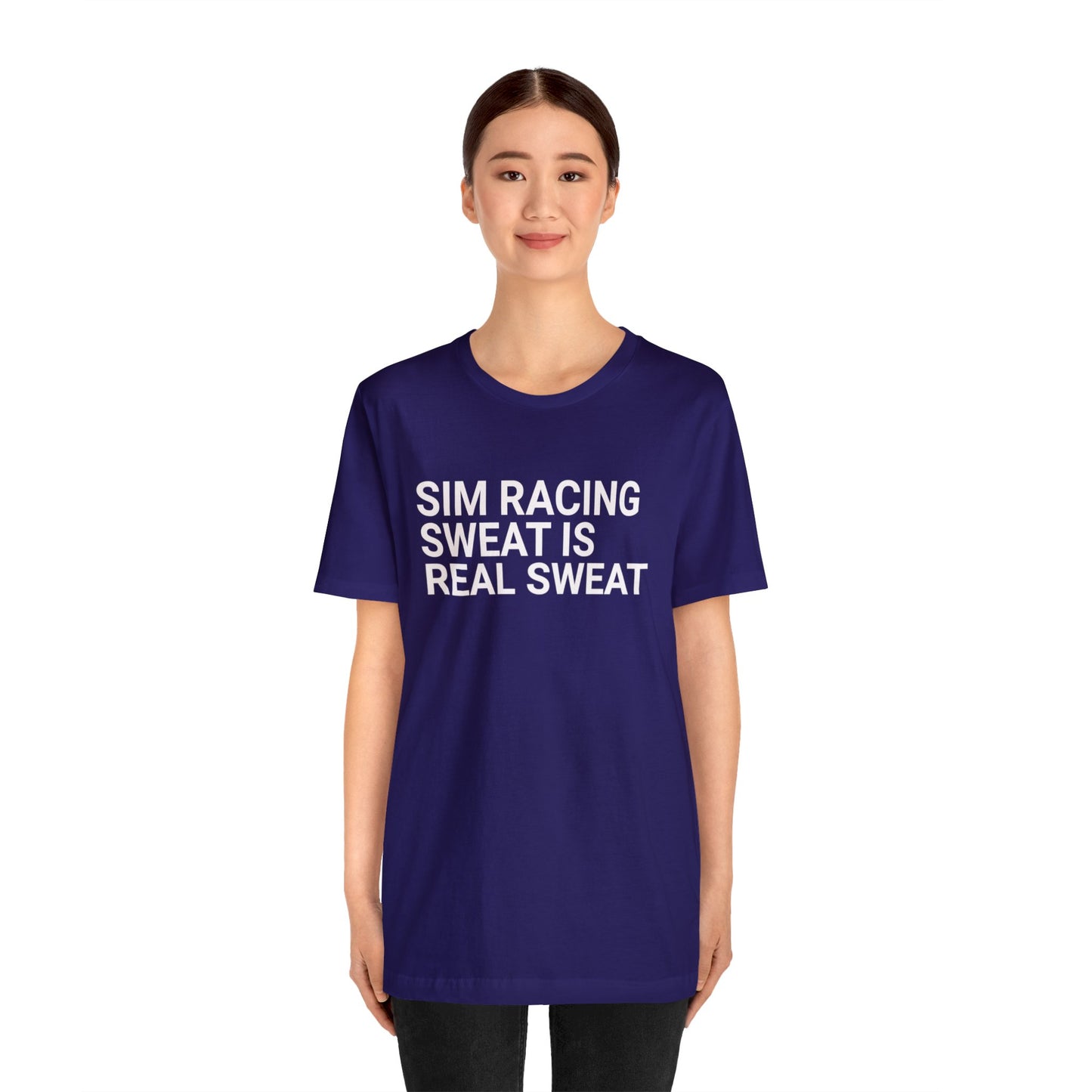 Sim Racing Sweat Is Real Sweat Shirt, Sim Racing, I Racer, Online Gaming, Gift for Gammer, I race online, E sports, Online Racing, Simulator