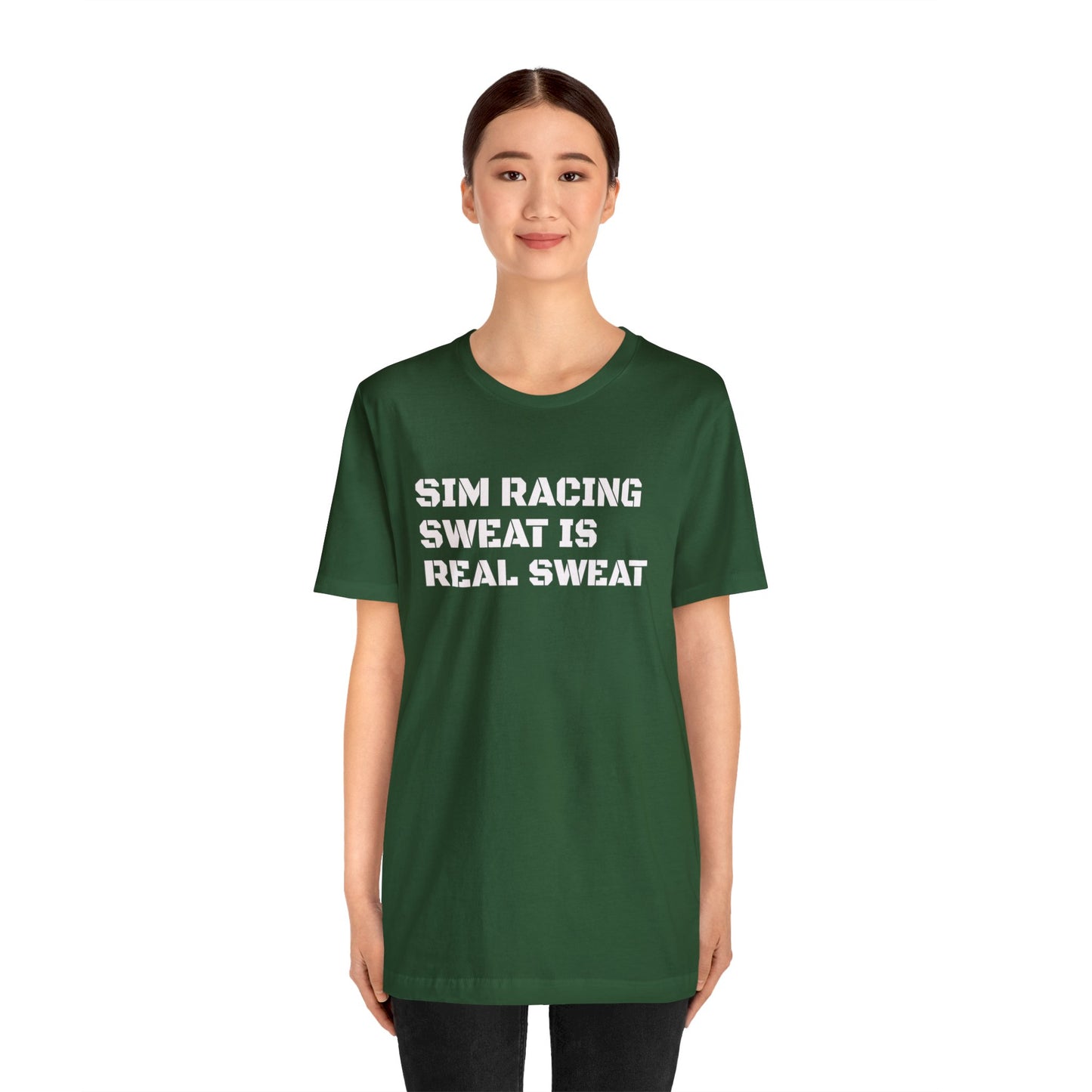 Sim Racing Sweat Is Real Sweat Shirt, Sim Racing, I Racer, Online Gaming, Gift for Gammer, I race online, E sports, Online Racing, Simulator