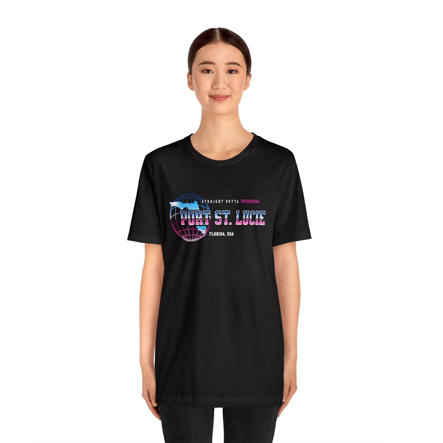 Straight Outta Port St. Lucie Florida Home Town Shirt Birthplace Birthday Gift Florida Souviner Florida Cities Destination Gift Gift For Dad