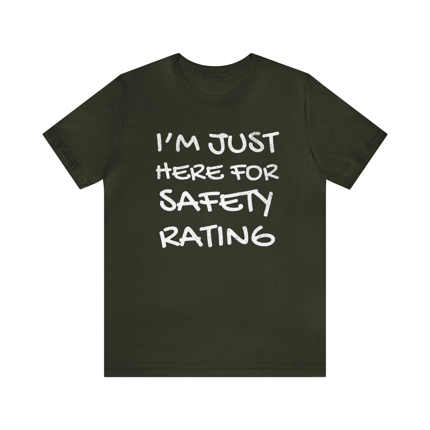 I'm Just Here For the Safety Rating Shirt, Sim Racing, I Racer, Online Gaming, Gift for Gammer, I race online, E sports, Online Racing