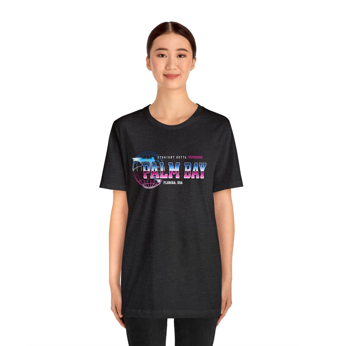 Straight Outta Palm Bay Florida Home Town Shirt Birthplace Birthday Gift Florida Souviner Florida Cities Destination Gift Gift For Dad