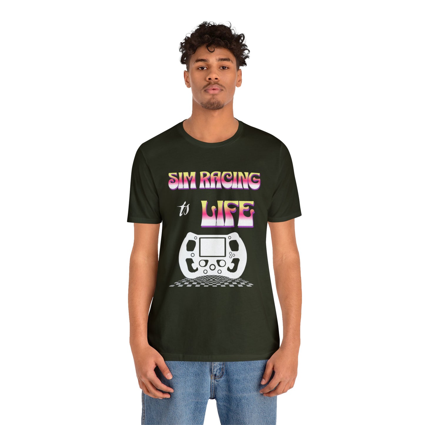Sim Racing Is Life Shirt, Sim Racing, I Racer, Online Gaming, Gift for Gammer, I race online, E sports, Online Racing, Simulator