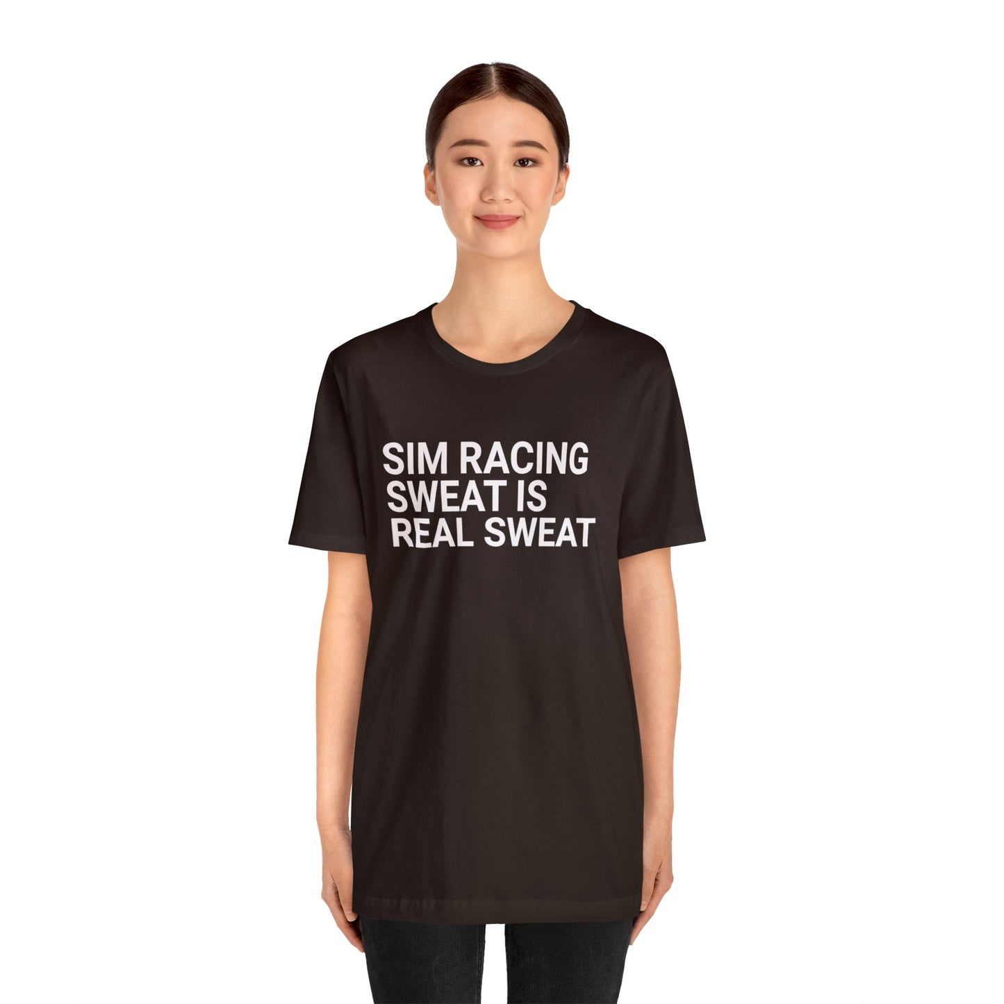 Sim Racing Sweat Is Real Sweat Shirt, Sim Racing, I Racer, Online Gaming, Gift for Gammer, I race online, E sports, Online Racing, Simulator
