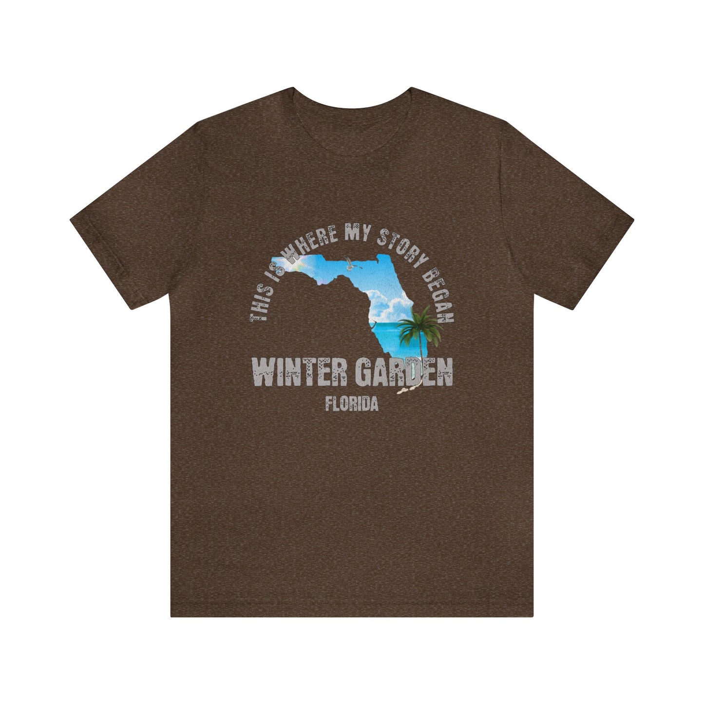 State of Florida T-Shirt - This is where my story began Winter Garden Florida