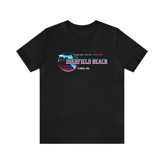 Straight Outta Deerfield Beach Florida Home Town Shirt Birthplace Birthday Gift Florida Souviner Florida Cities Destination Gift