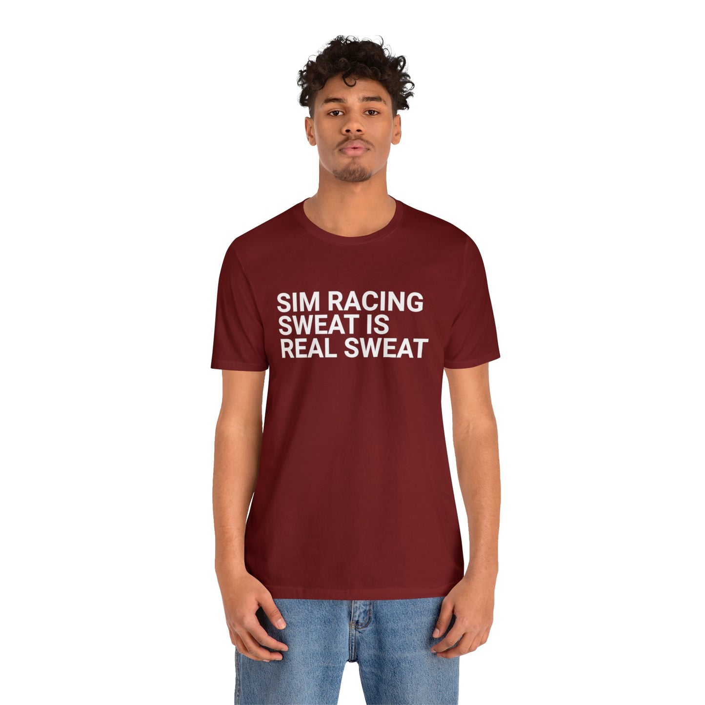 Sim Racing Sweat Is Real Sweat Shirt, Sim Racing, I Racer, Online Gaming, Gift for Gammer, I race online, E sports, Online Racing, Simulator