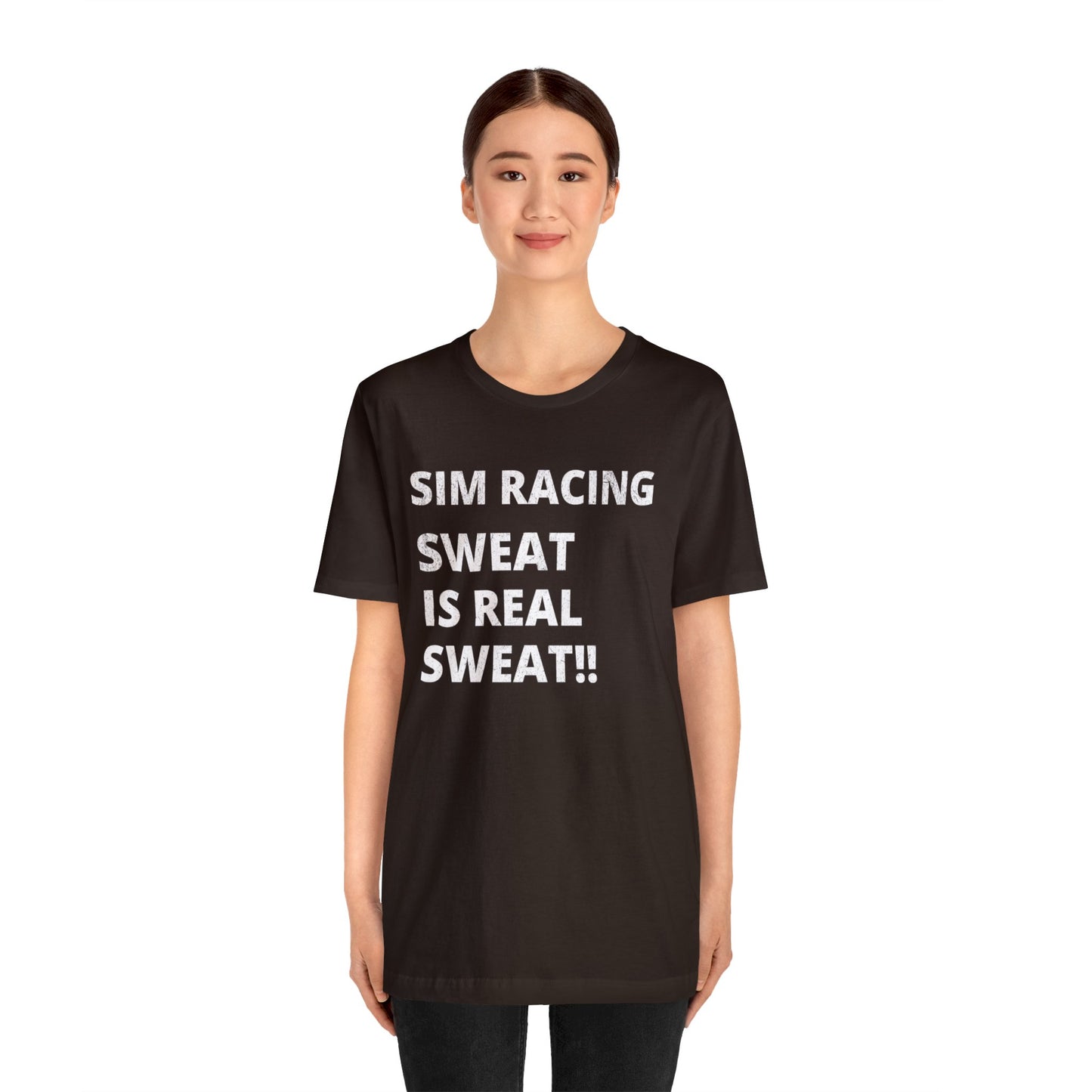 Sim Racing Sweat Is Real Sweat Shirt, Sim Racing, I Racer, Online Gaming, Gift for Gammer, I race online, E sports, Online Racing, Simulator