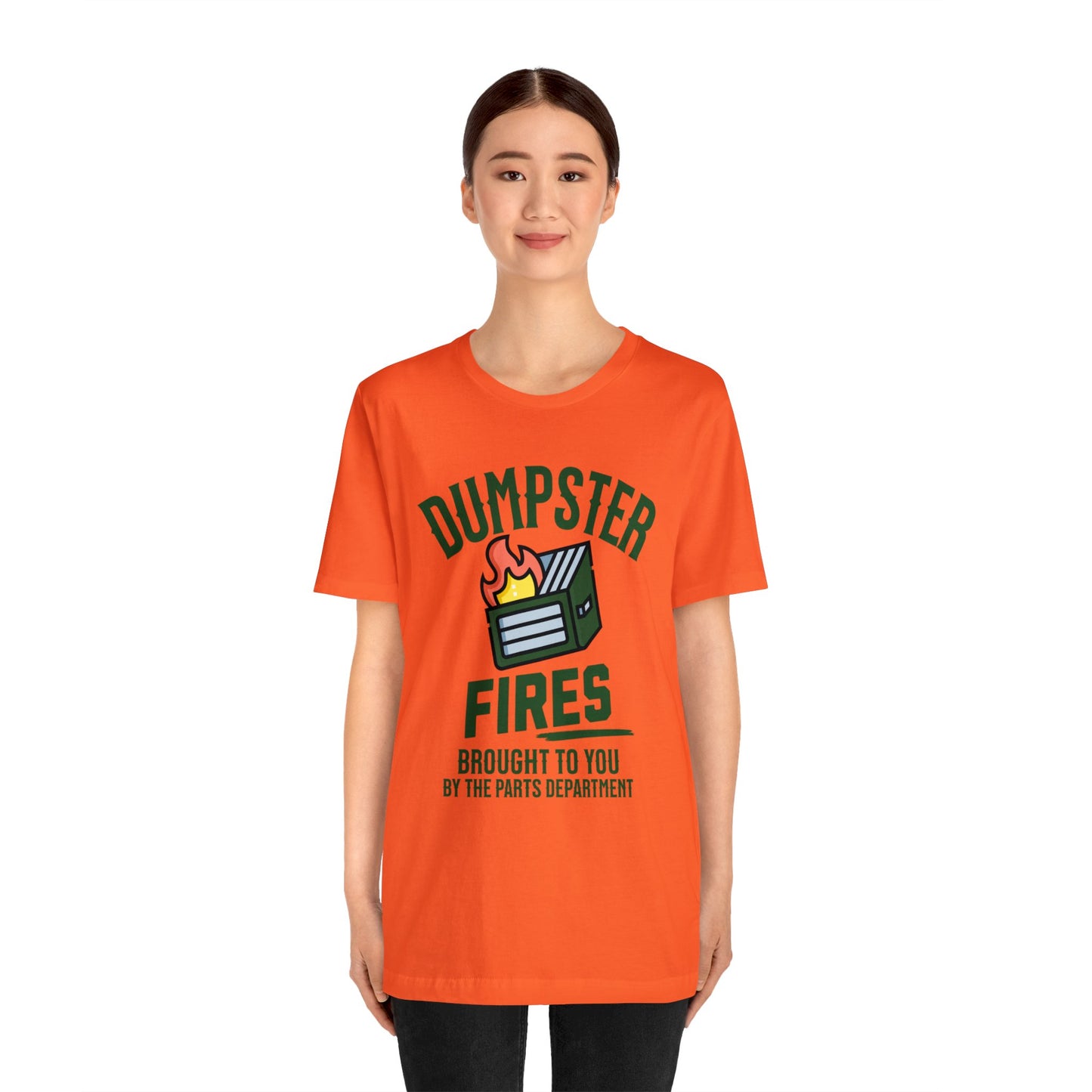 Dumpster Fires Brought to you by the Parts Department, Gift for Parts Manager, Dealership Employee, Parts Counter Person, Birthday Day
