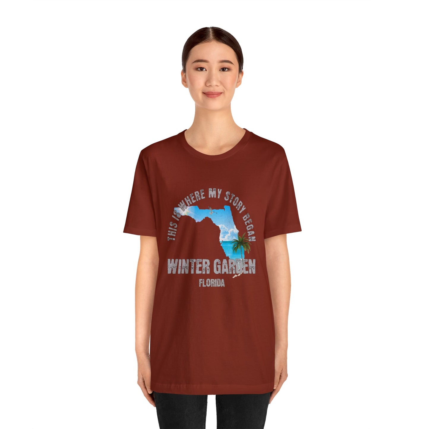 State of Florida T-Shirt - This is where my story began Winter Garden Florida