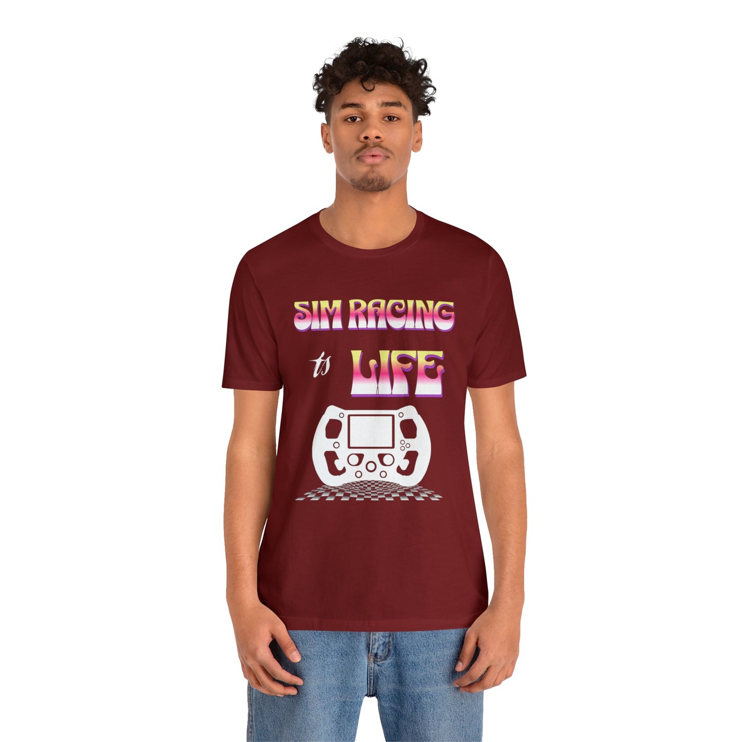Sim Racing Is Life Shirt, Sim Racing, I Racer, Online Gaming, Gift for Gammer, I race online, E sports, Online Racing, Simulator