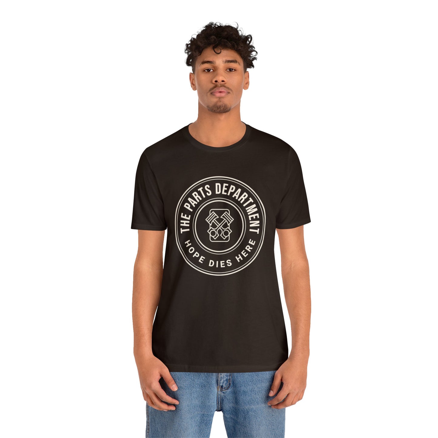 The Parts Department, Hope Dies Here Shirt, Gift for Parts Manager, Dealership Employee, Parts Counter Person, Birthday Gift, Fathers Day