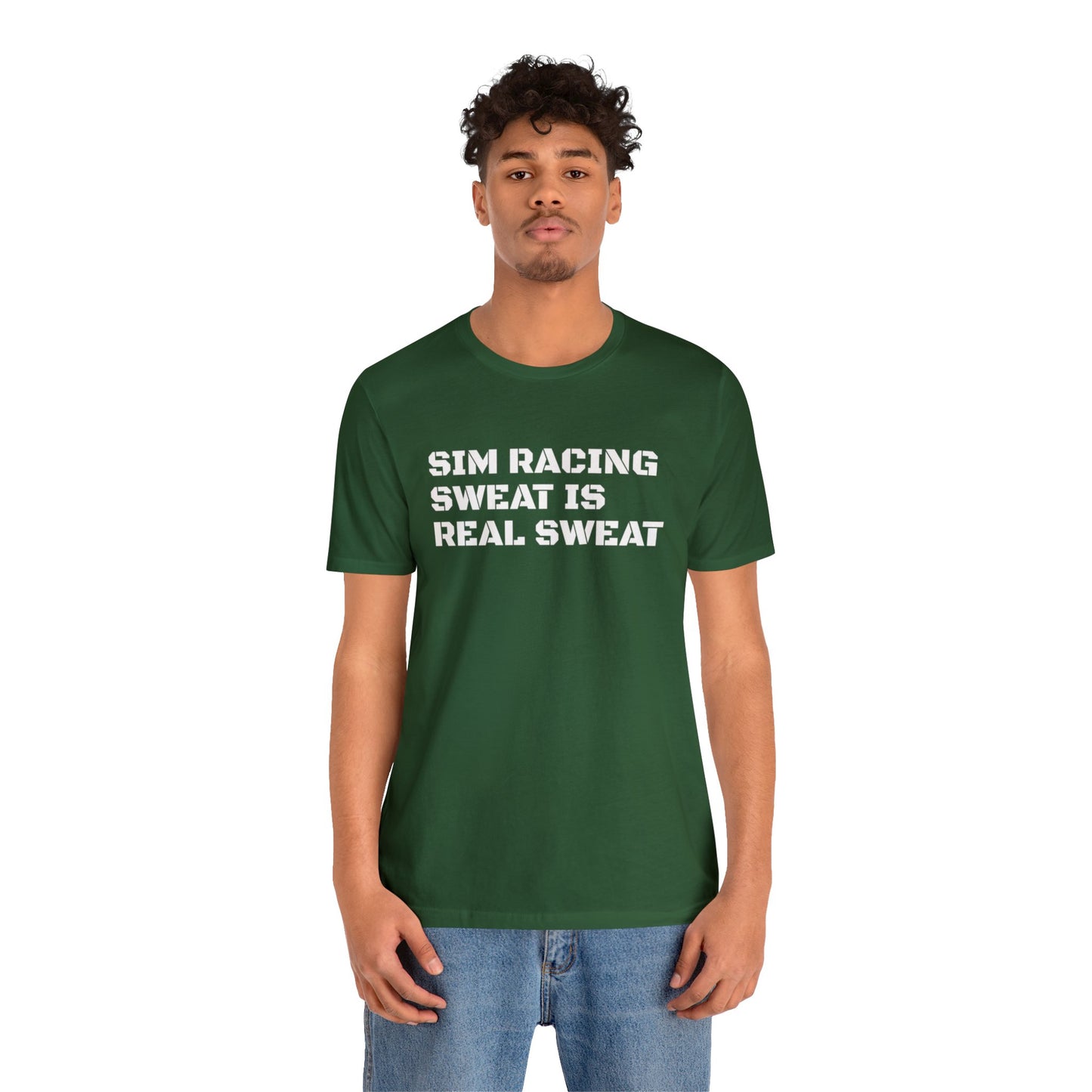 Sim Racing Sweat Is Real Sweat Shirt, Sim Racing, I Racer, Online Gaming, Gift for Gammer, I race online, E sports, Online Racing, Simulator