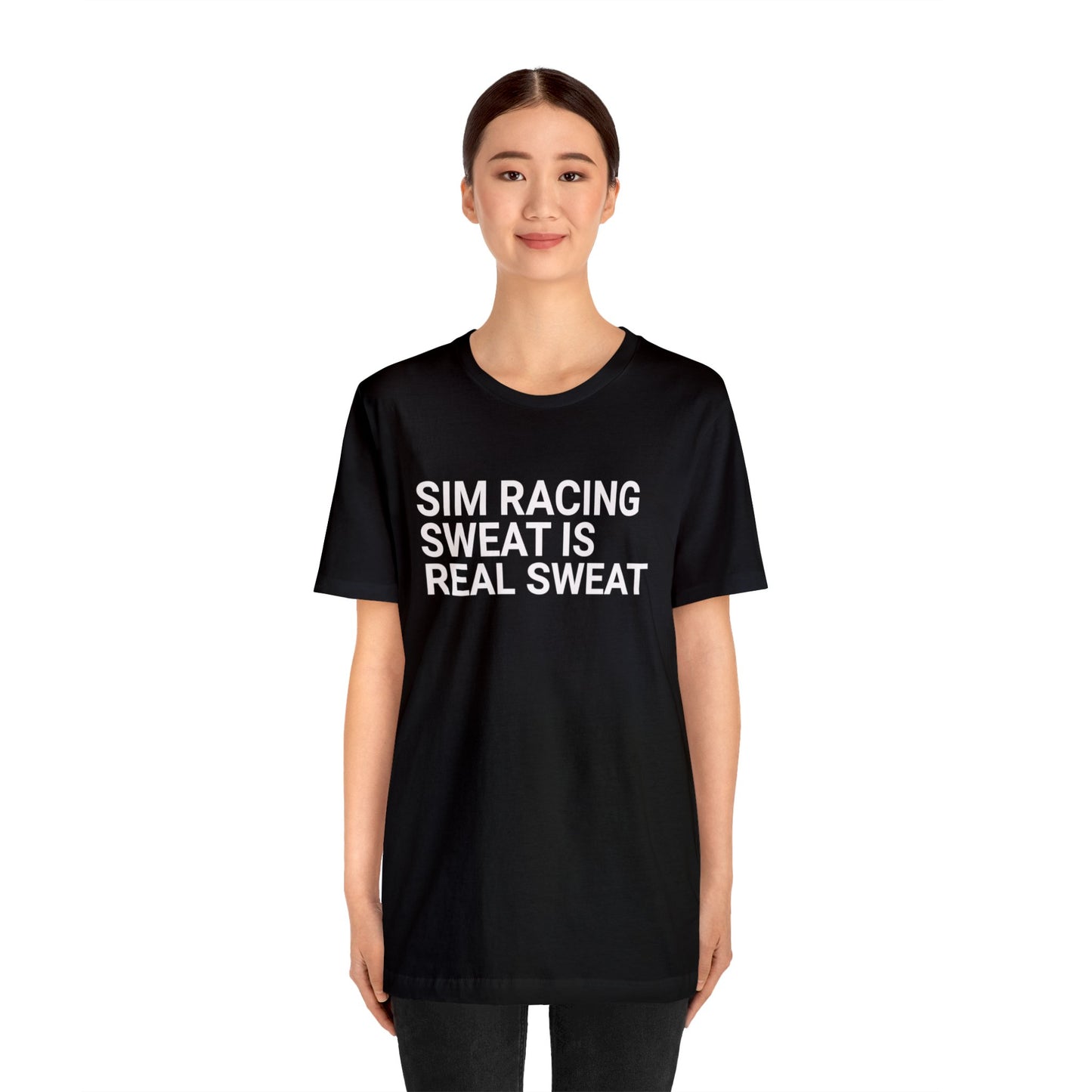Sim Racing Sweat Is Real Sweat Shirt, Sim Racing, I Racer, Online Gaming, Gift for Gammer, I race online, E sports, Online Racing, Simulator