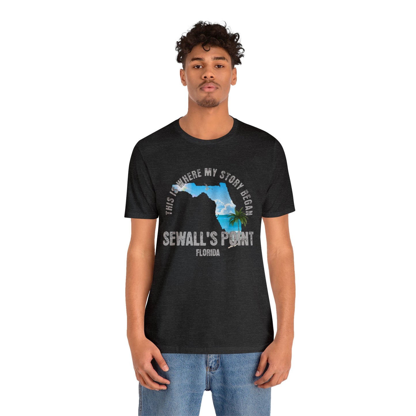 State of Florida T-Shirt - This is where my story began Sewall's Point Florida, Birthday Gift, Origin Story, Home Town, Gift for Dad, Mom