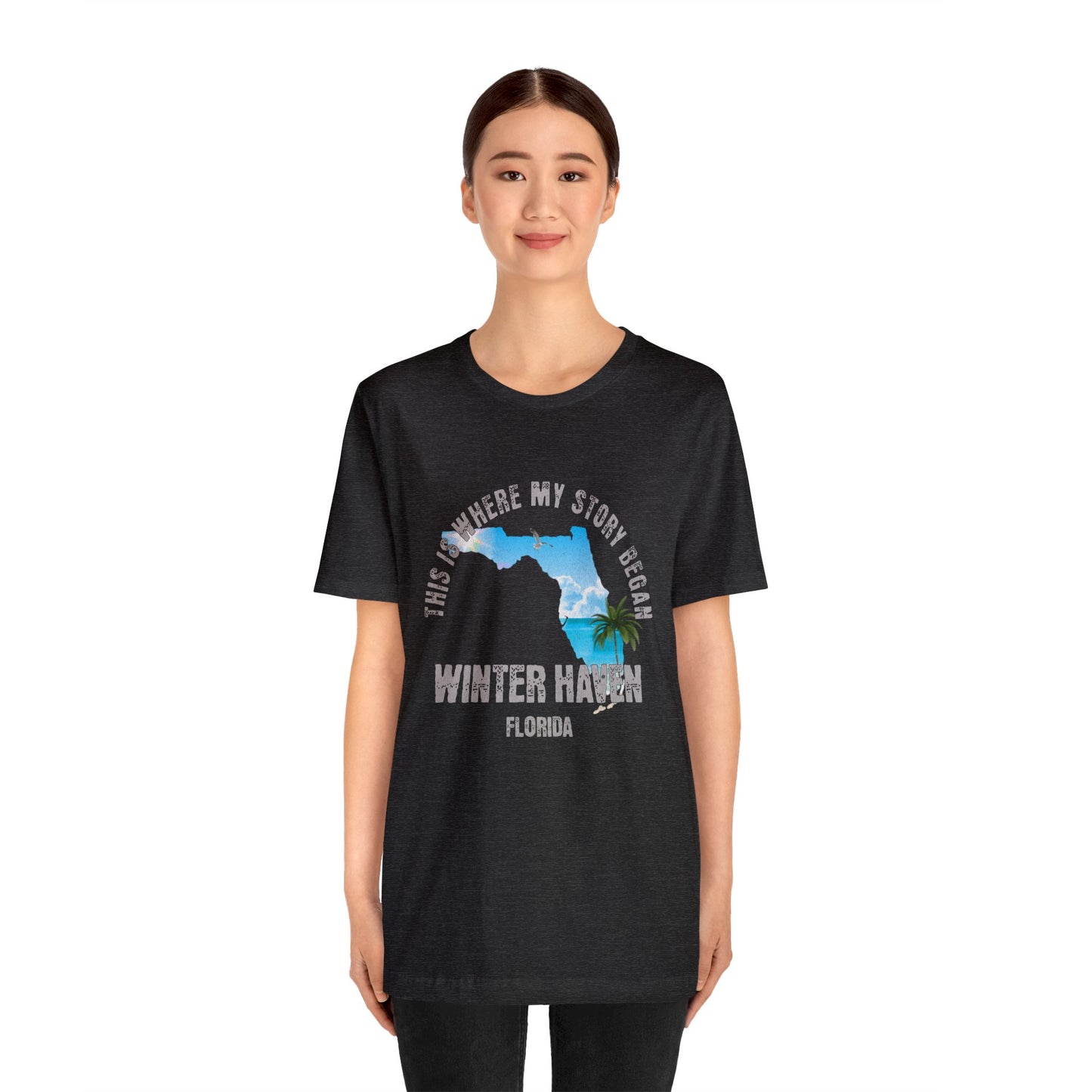 State of Florida T-Shirt - This is where my story began Winter Haven Florida