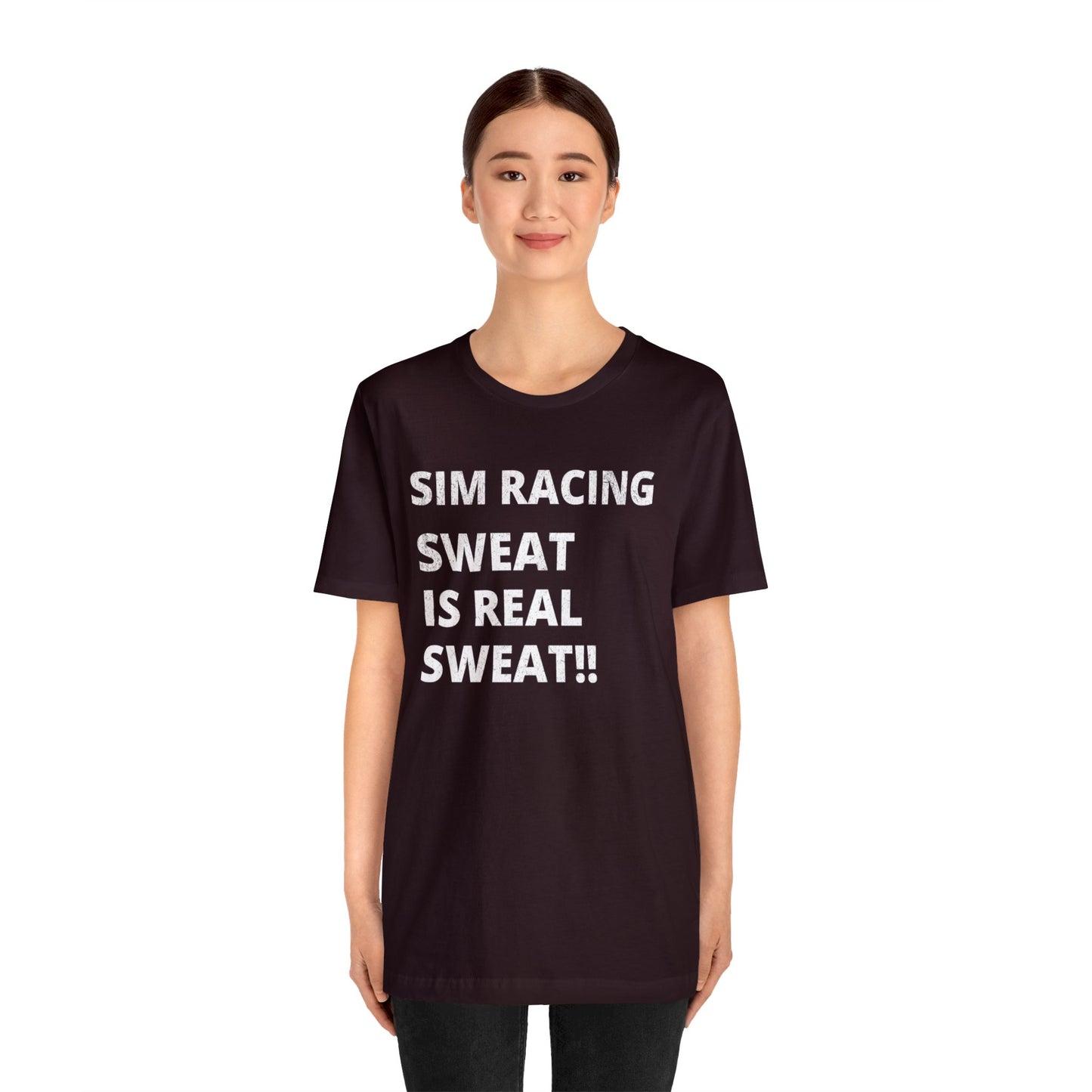 Sim Racing Sweat Is Real Sweat Shirt, Sim Racing, I Racer, Online Gaming, Gift for Gammer, I race online, E sports, Online Racing, Simulator