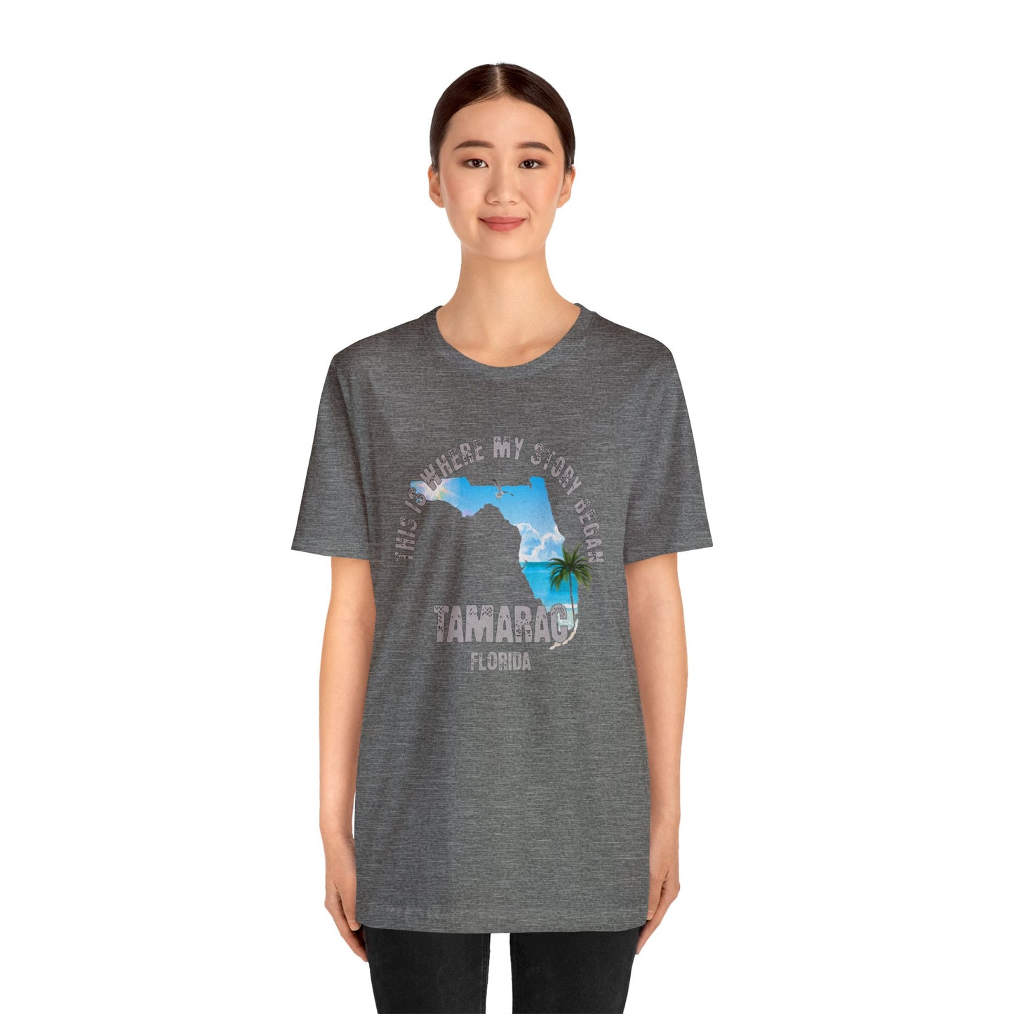 State of Florida T-Shirt - This is where my story began Tamarac Florida, Birthday Gift, Origin Story, Home Town, Gift for Dad, Mom