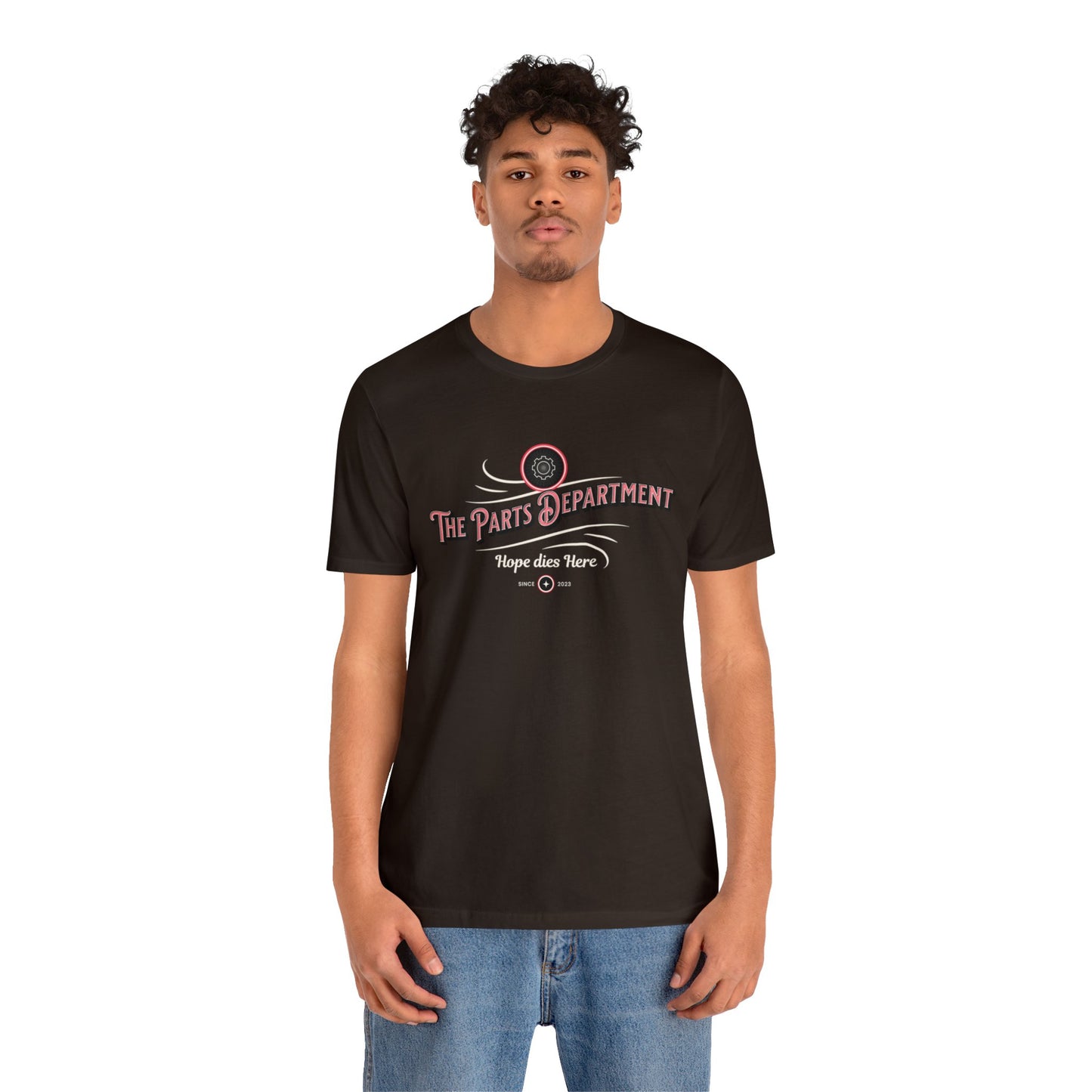 The Parts Department, Hope Dies Here Shirt, Gift for Parts Manager, Dealership Employee, Parts Counter Person, Birthday Gift, Fathers Day