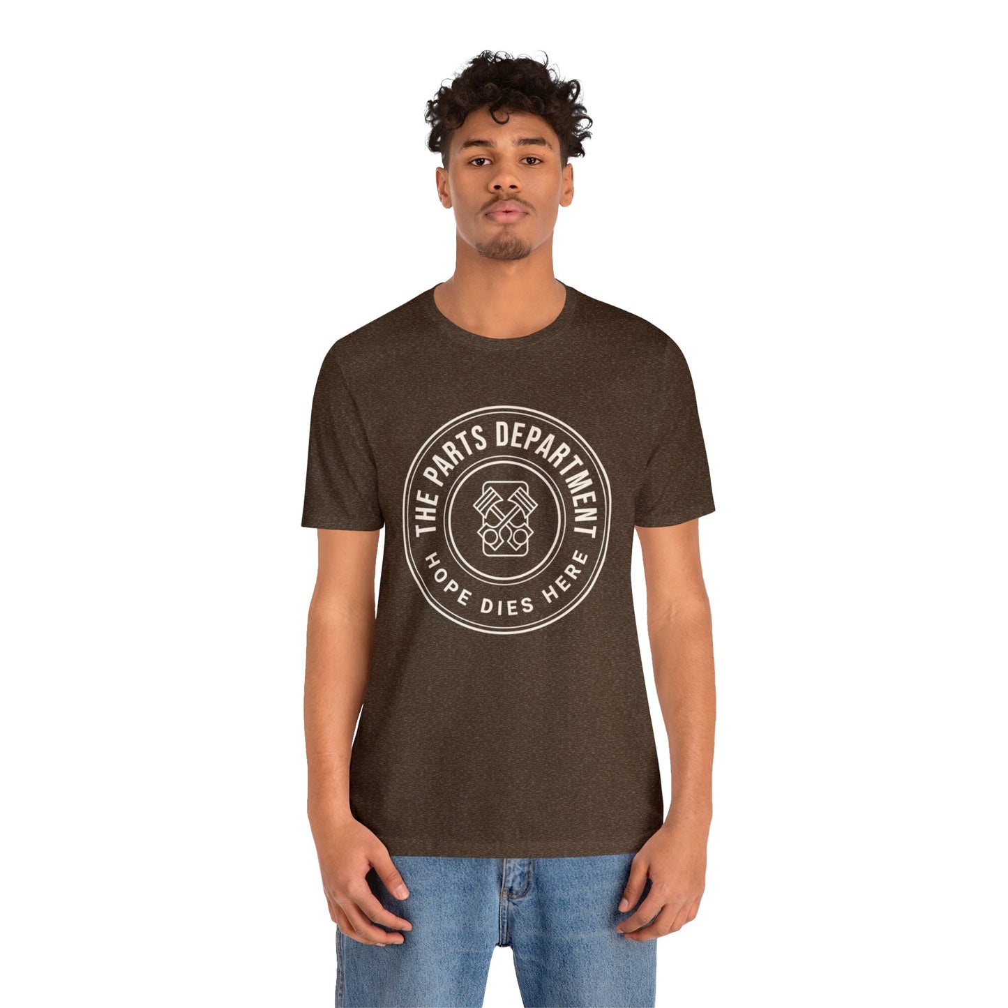 The Parts Department, Hope Dies Here Shirt, Gift for Parts Manager, Dealership Employee, Parts Counter Person, Birthday Gift, Fathers Day