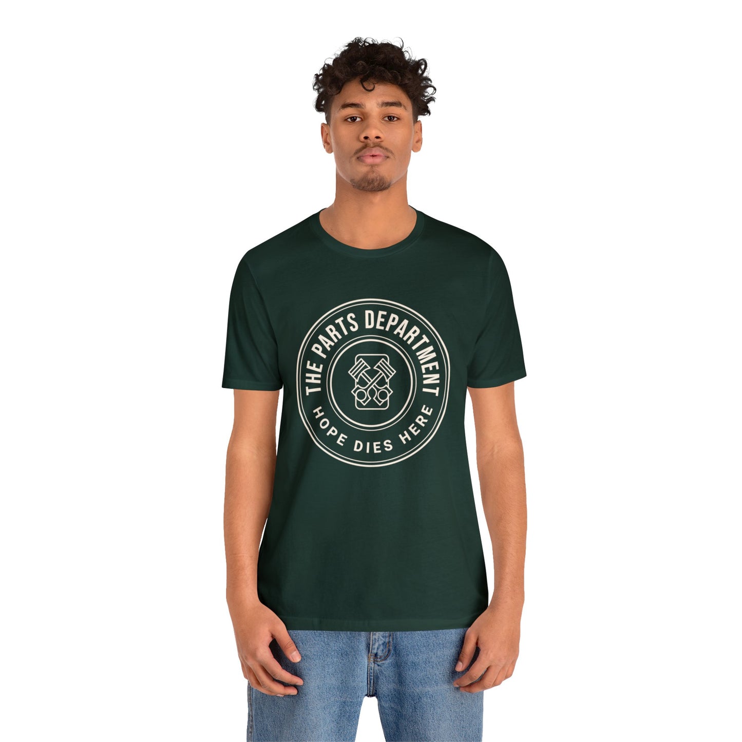 The Parts Department, Hope Dies Here Shirt, Gift for Parts Manager, Dealership Employee, Parts Counter Person, Birthday Gift, Fathers Day