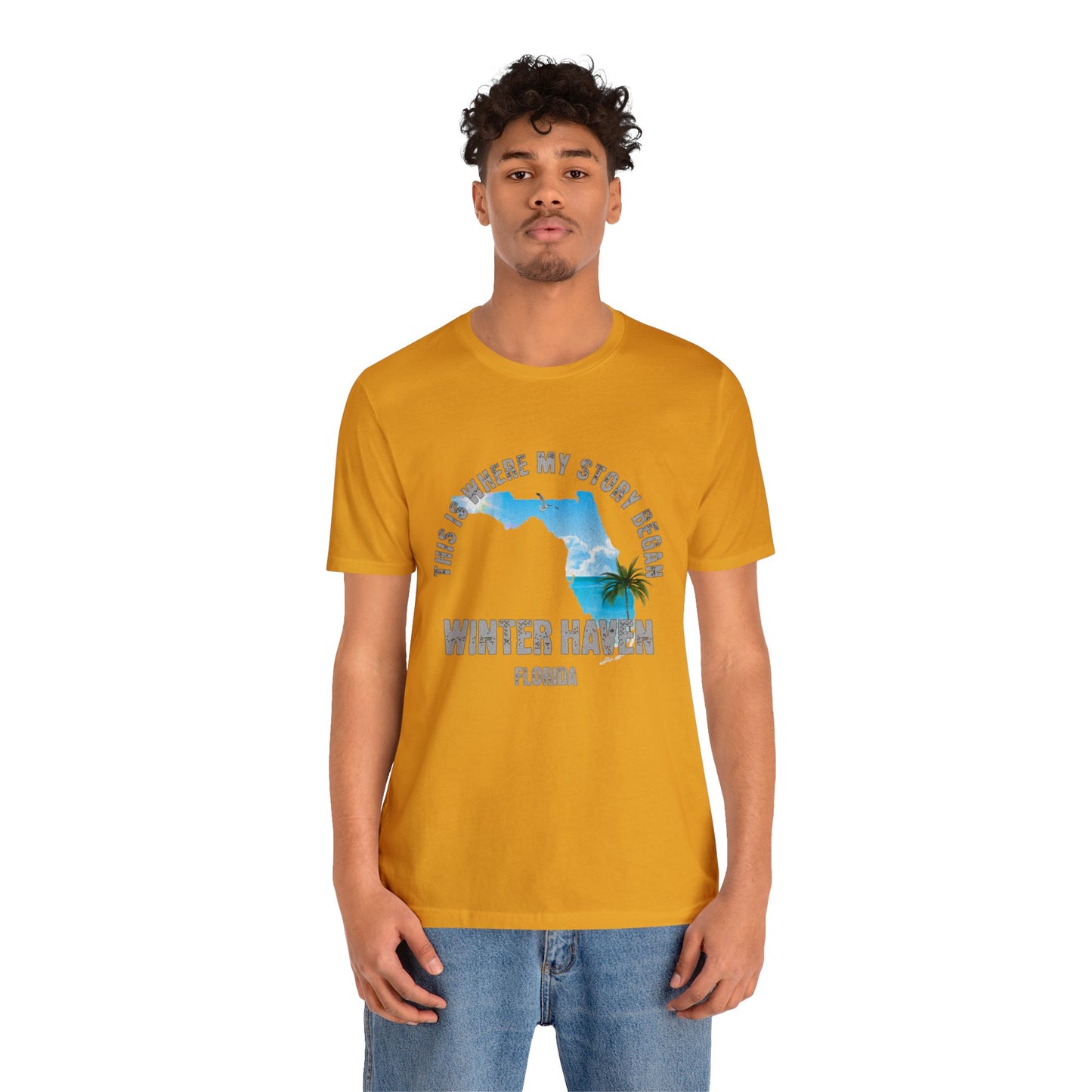 State of Florida T-Shirt - This is where my story began Winter Haven Florida