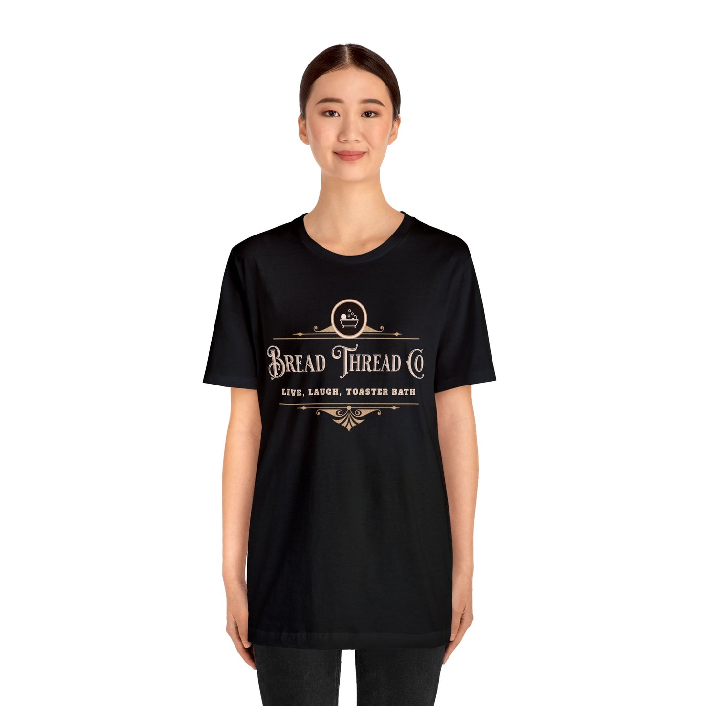 Bread Thread Company Live Laugh Toaster Bath Shirt, Gift for Boyfriend, Humorus Shirt, Funny Shirt, Birthday Gift, Valentines Day Gift