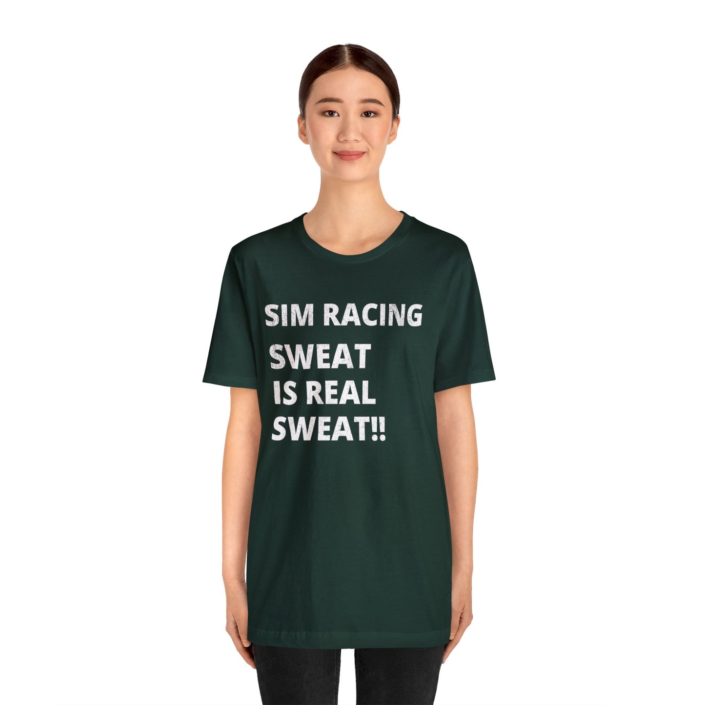Sim Racing Sweat Is Real Sweat Shirt, Sim Racing, I Racer, Online Gaming, Gift for Gammer, I race online, E sports, Online Racing, Simulator