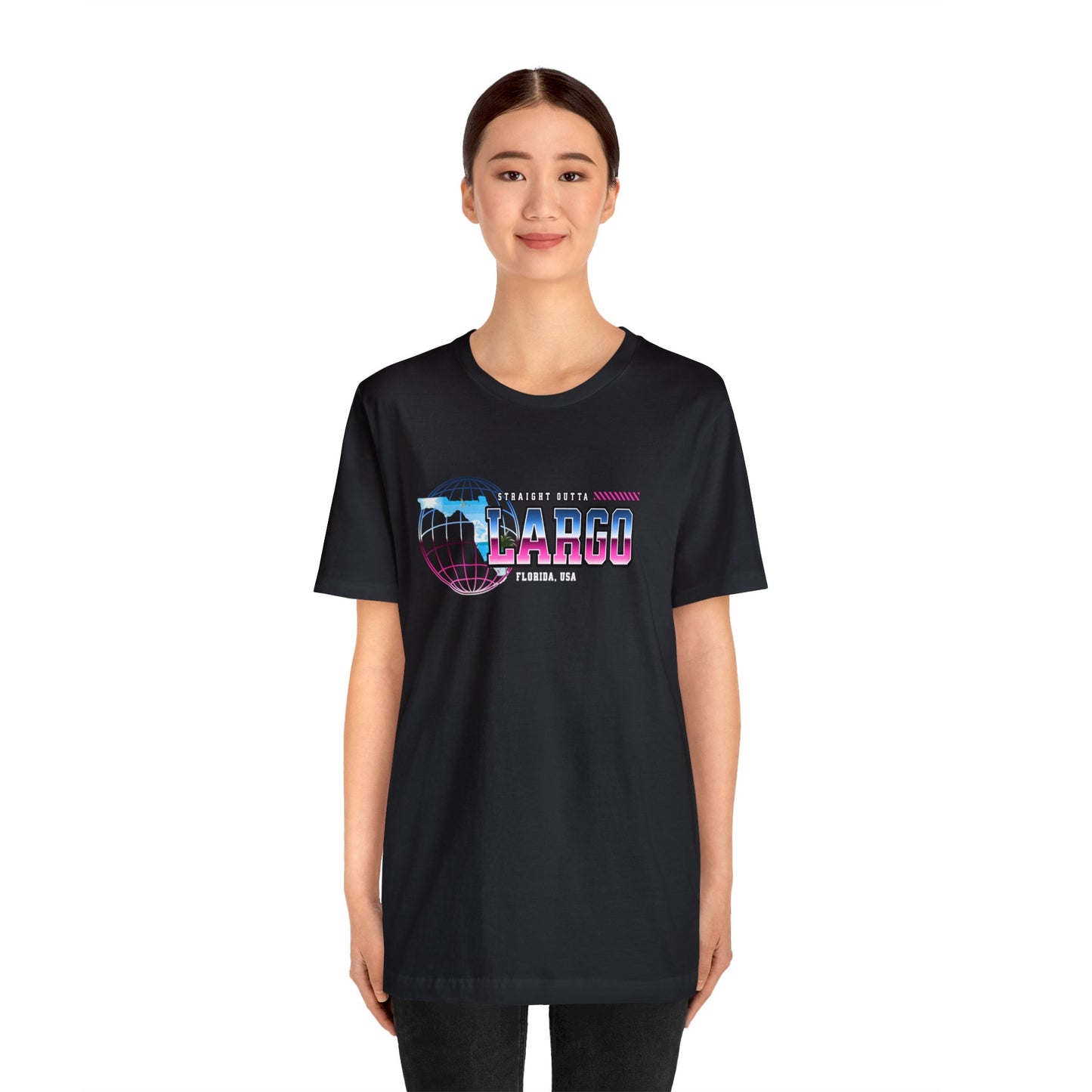 Straight Outta Largo Florida Home Town Shirt Birthplace Birthday Gift Florida Souviner Florida Cities Destination Gift Gift For Dad