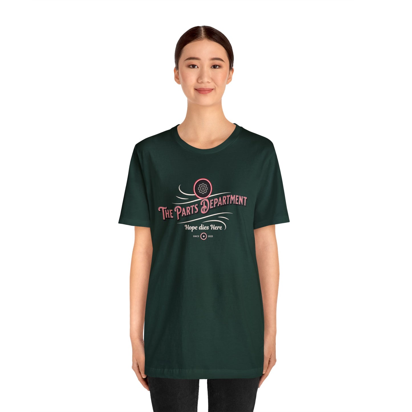 The Parts Department, Hope Dies Here Shirt, Gift for Parts Manager, Dealership Employee, Parts Counter Person, Birthday Gift, Fathers Day