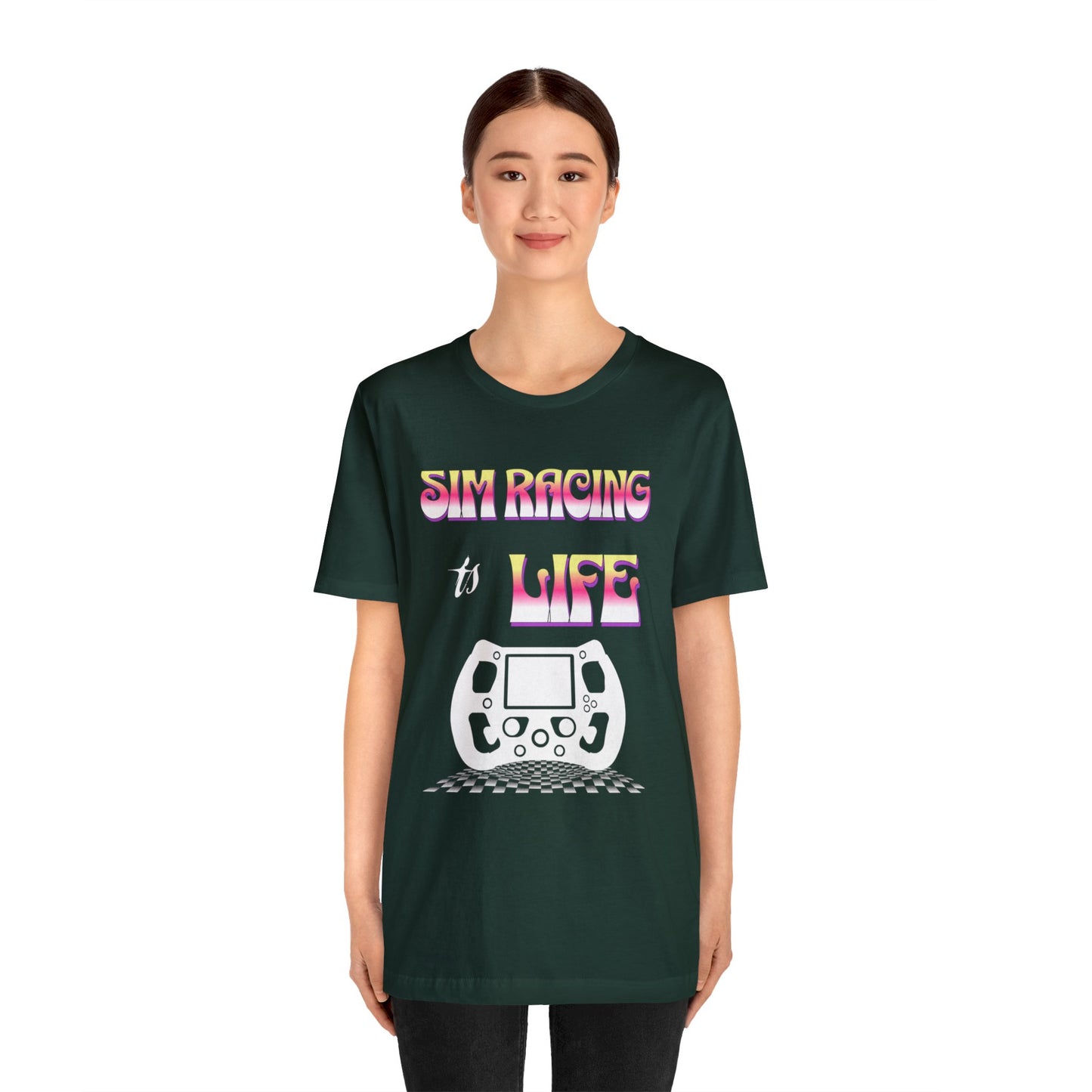 Sim Racing Is Life Shirt, Sim Racing, I Racer, Online Gaming, Gift for Gammer, I race online, E sports, Online Racing, Simulator