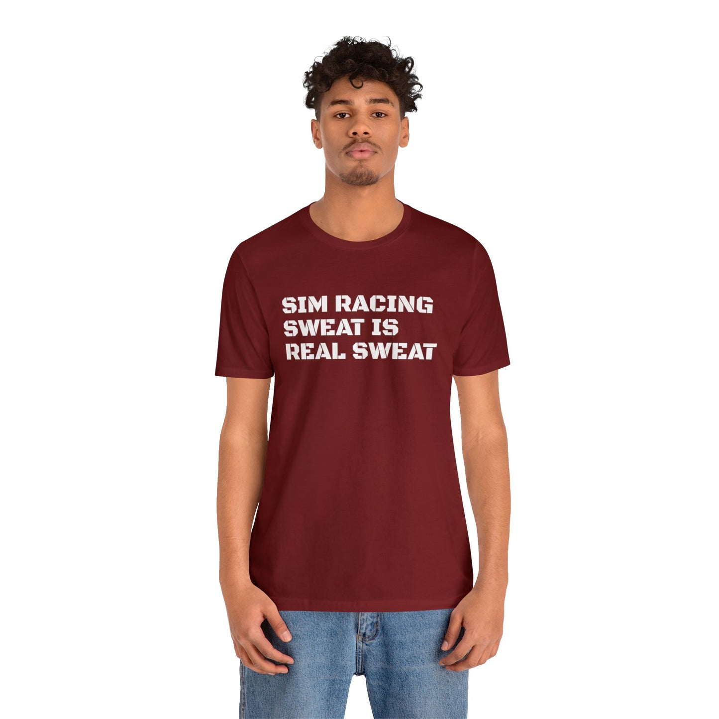 Sim Racing Sweat Is Real Sweat Shirt, Sim Racing, I Racer, Online Gaming, Gift for Gammer, I race online, E sports, Online Racing, Simulator