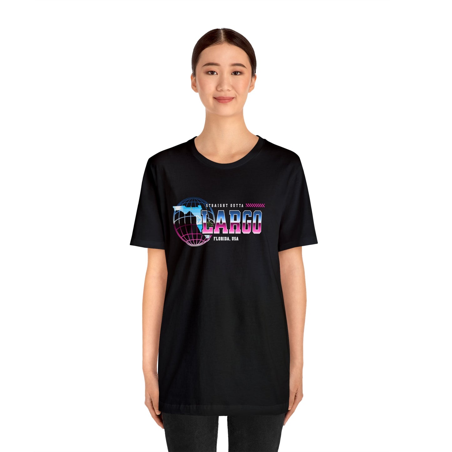 Straight Outta Largo Florida Home Town Shirt Birthplace Birthday Gift Florida Souviner Florida Cities Destination Gift Gift For Dad