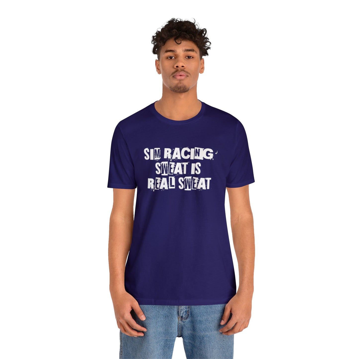 Sim Racing Sweat Is Real Sweat Shirt, Sim Racing, I Racer, Online Gaming, Gift for Gammer, I race online, E sports, Online Racing, Simulator