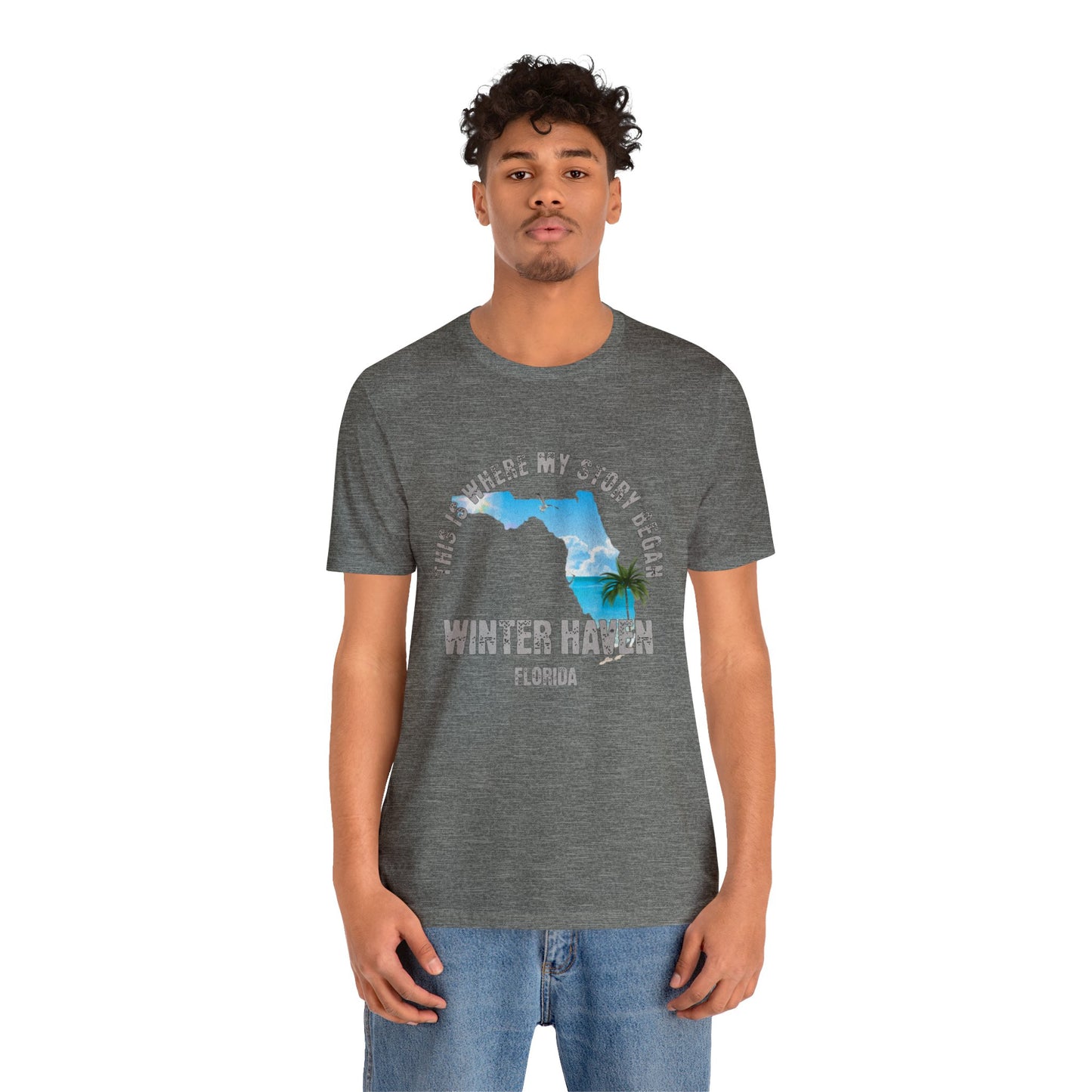 State of Florida T-Shirt - This is where my story began Winter Haven Florida