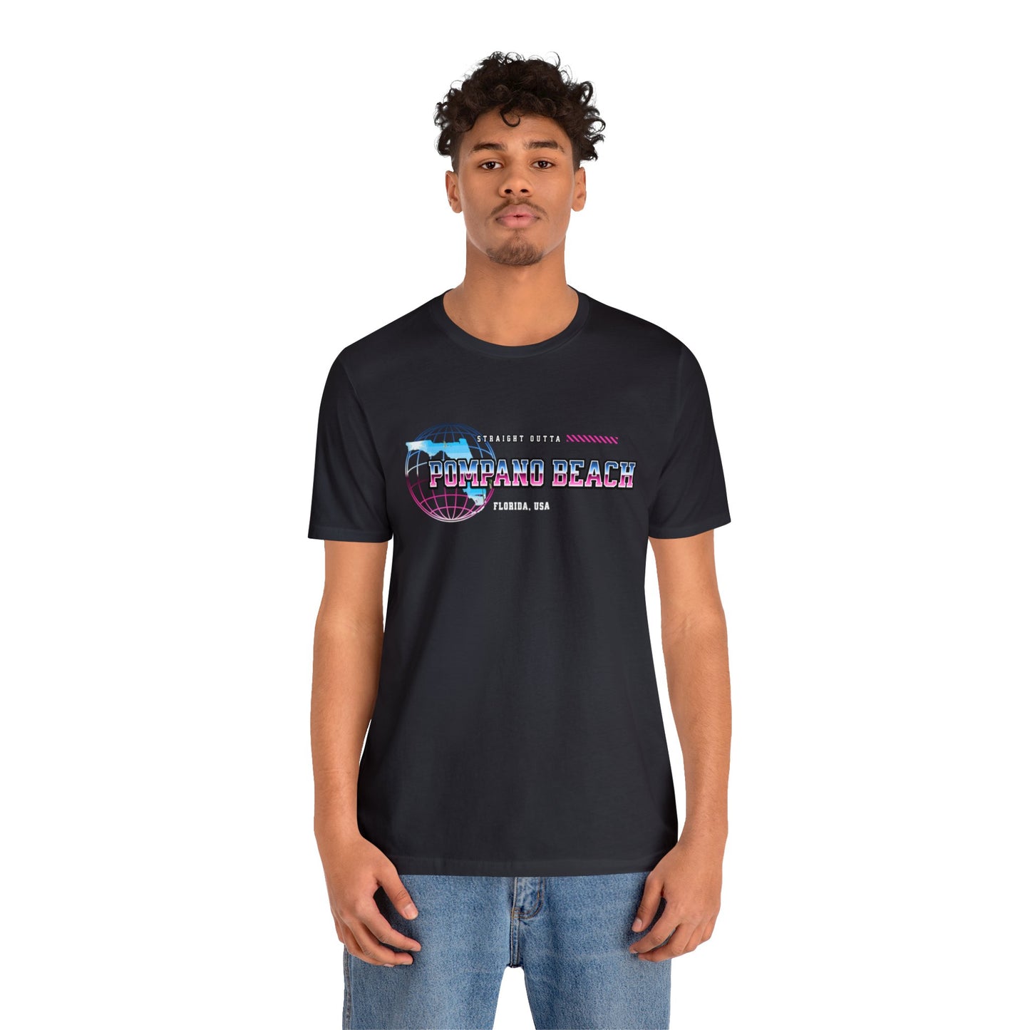 Straight Outta Pompano Beach Florida Home Town Shirt Birthplace Birthday Gift Florida Souviner Florida Cities Destination Gift Gift For Dad