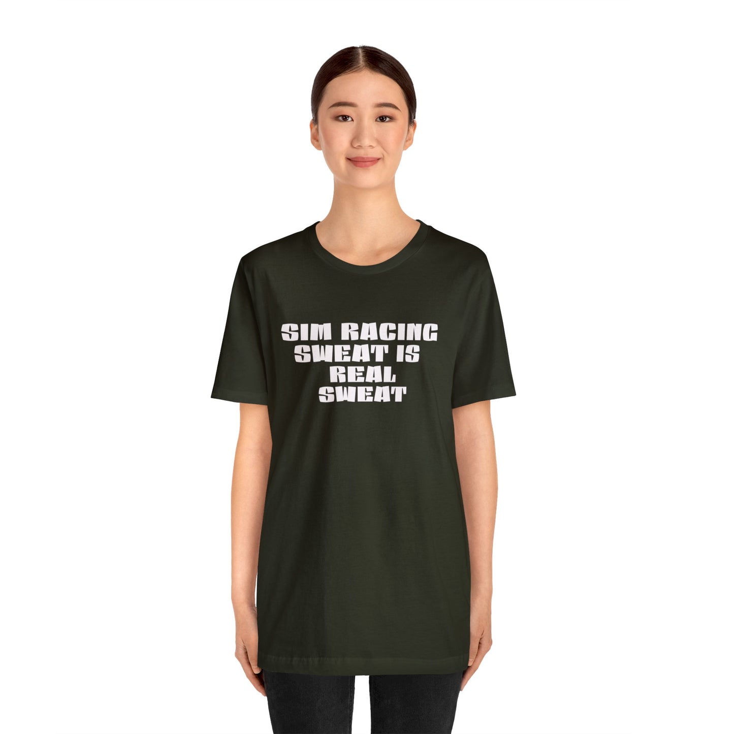 Sim Racing Sweat Is Real Sweat Shirt, Sim Racing, I Racer, Online Gaming, Gift for Gammer, I race online, E sports, Online Racing, Simulator