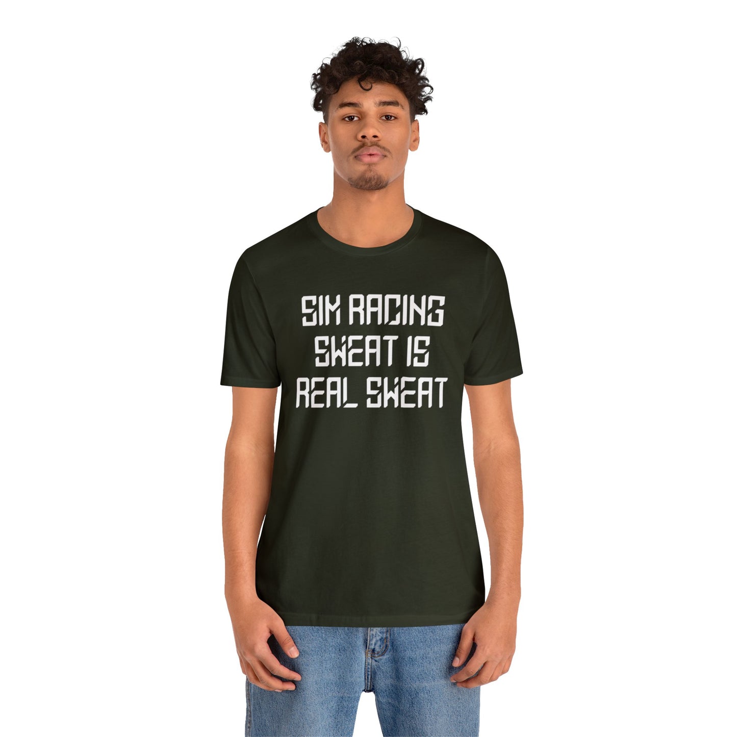Sim Racing Sweat Is Real Sweat Shirt, Sim Racing, I Racer, Online Gaming, Gift for Gammer, I race online, E sports, Online Racing